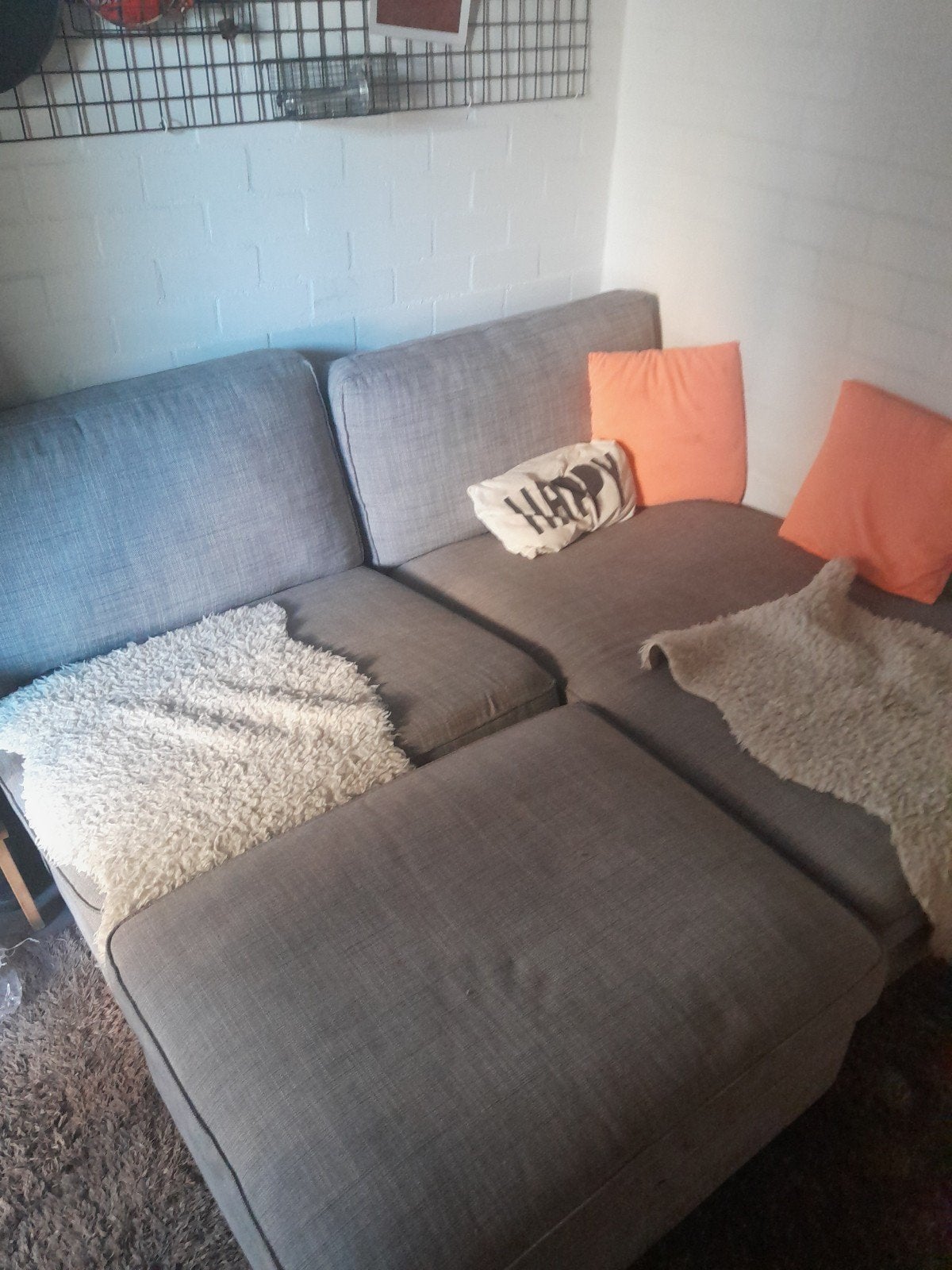 GRATIS LOUNCH BANK/BED met opbergbak, Ophalen, Gebruikt, Stof