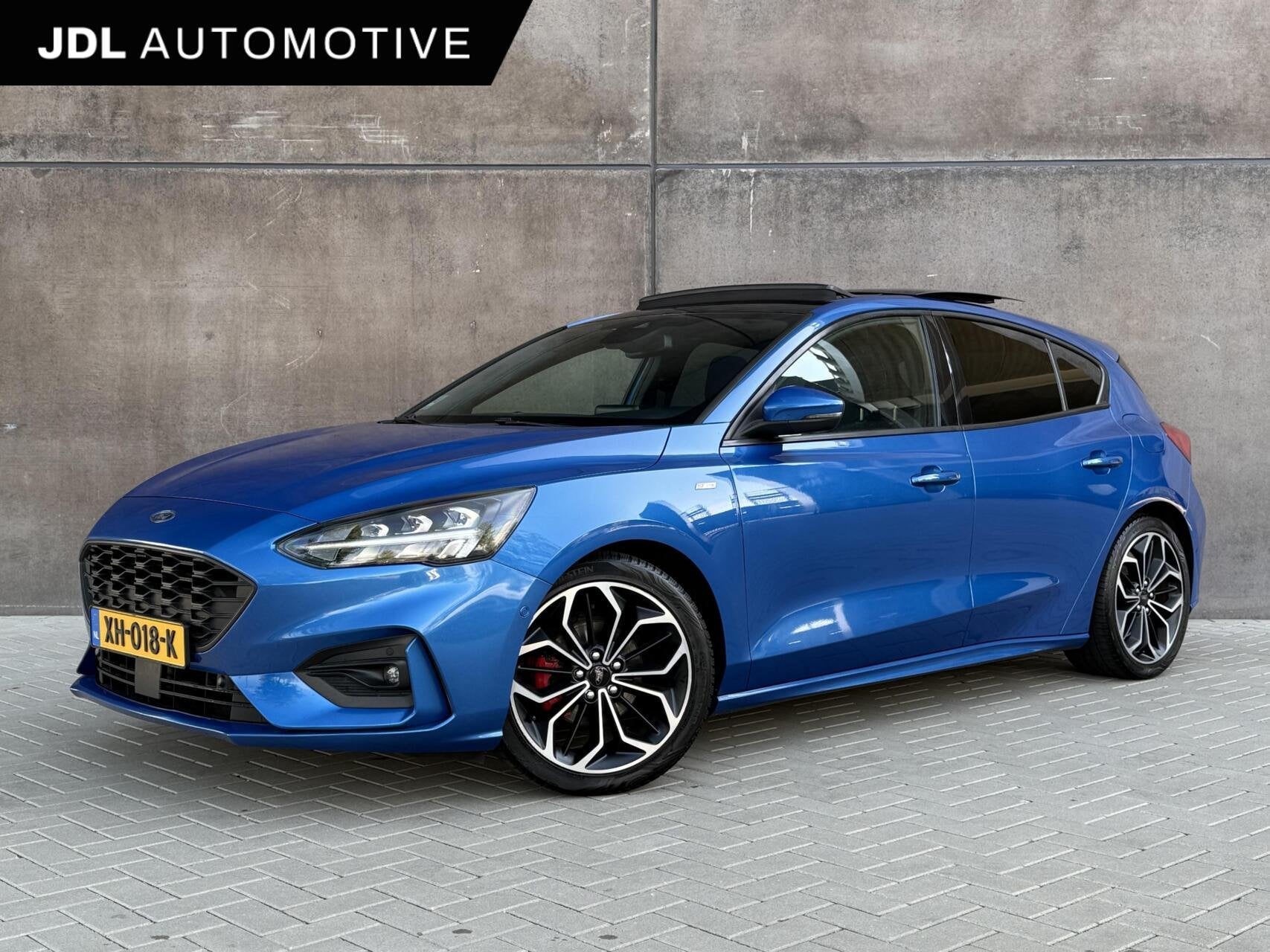 Ford Focus 1.0 EcoBoost ST Line Business | Panoramdak | Full, Auto's, Gebruikt, Met garantie (alle), Blauw, Origineel Nederlands