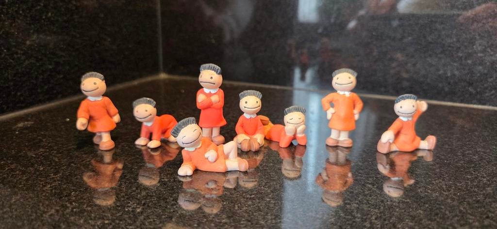 8 kleine Schanulleke figuurtjes, Ophalen of Verzenden, Zo goed als nieuw