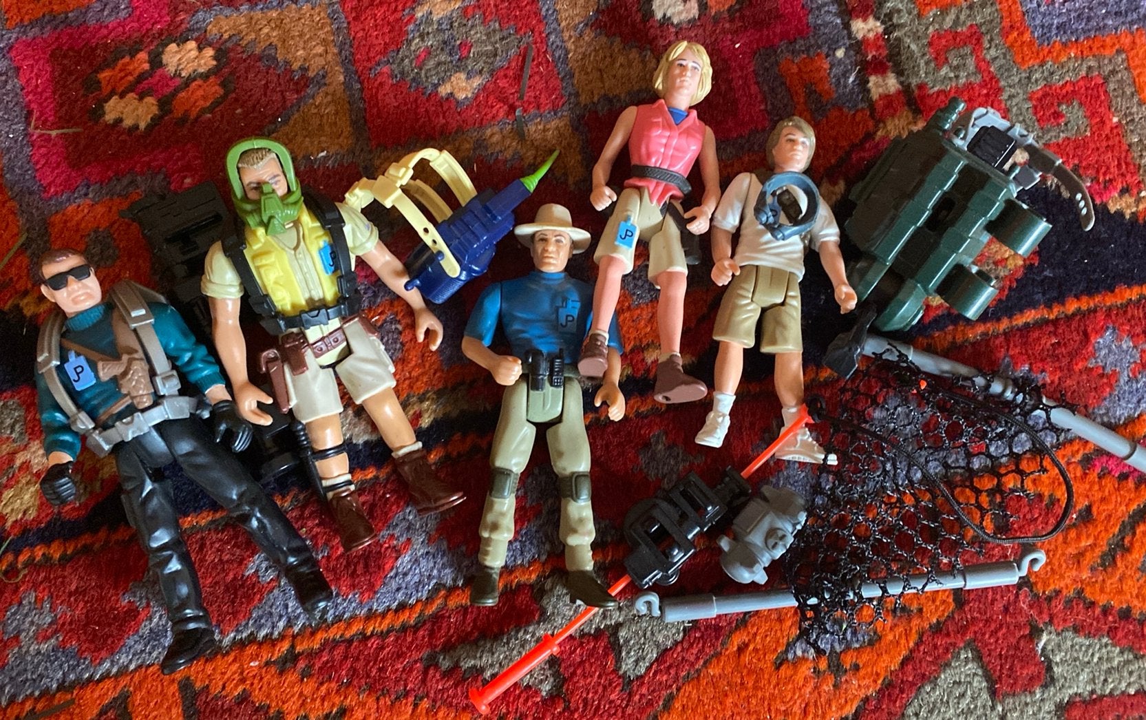 tage Kenner Jurassic Park 1993 actiefiguren partij, Ophalen of Verzenden, Zo goed als nieuw