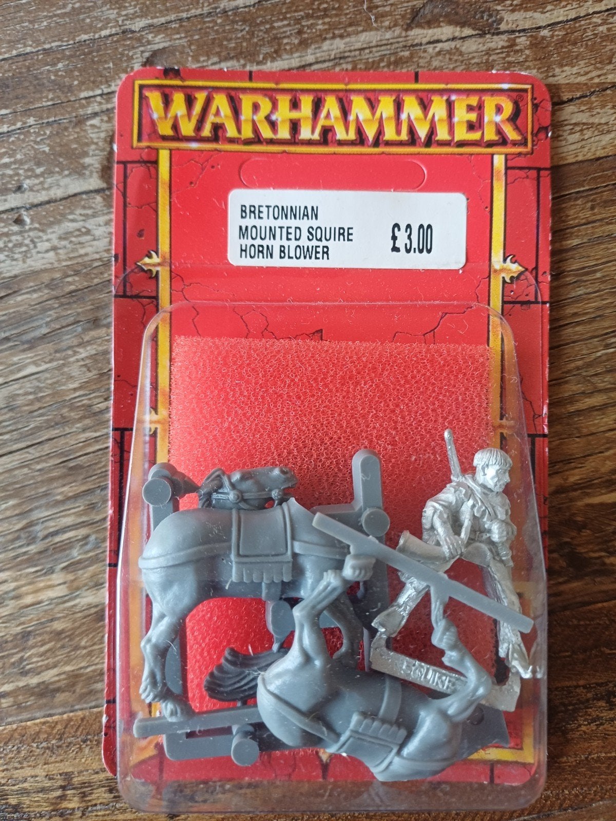 Warhammer Bretonnian Mounted Squire Horn Blower, Ophalen of Verzenden, Nieuw