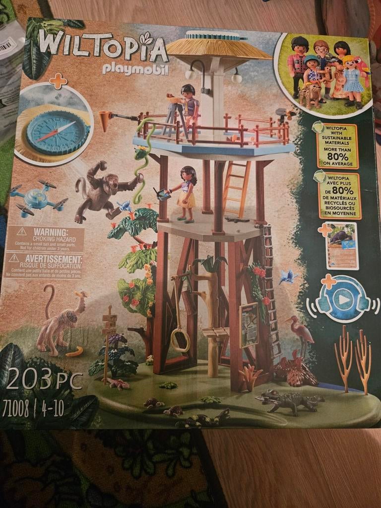 Playmobil Wiltopia Avontuurlijke Boomhut 71008, Ophalen of Verzenden, Zo goed als nieuw, Jongen of Meisje