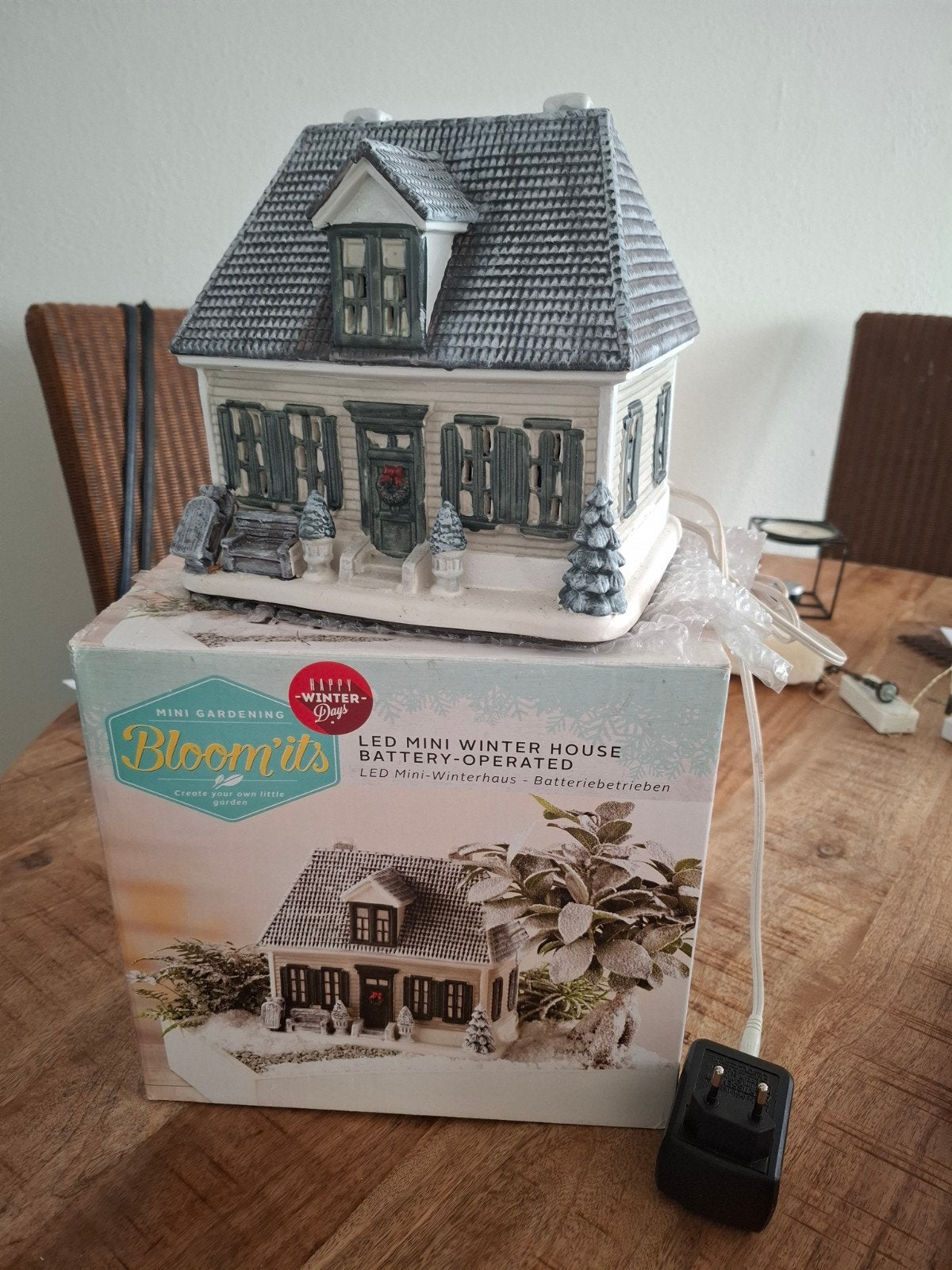 Mooi kersthuis met verlichting, Diversen, Kerst, Ophalen of Verzenden