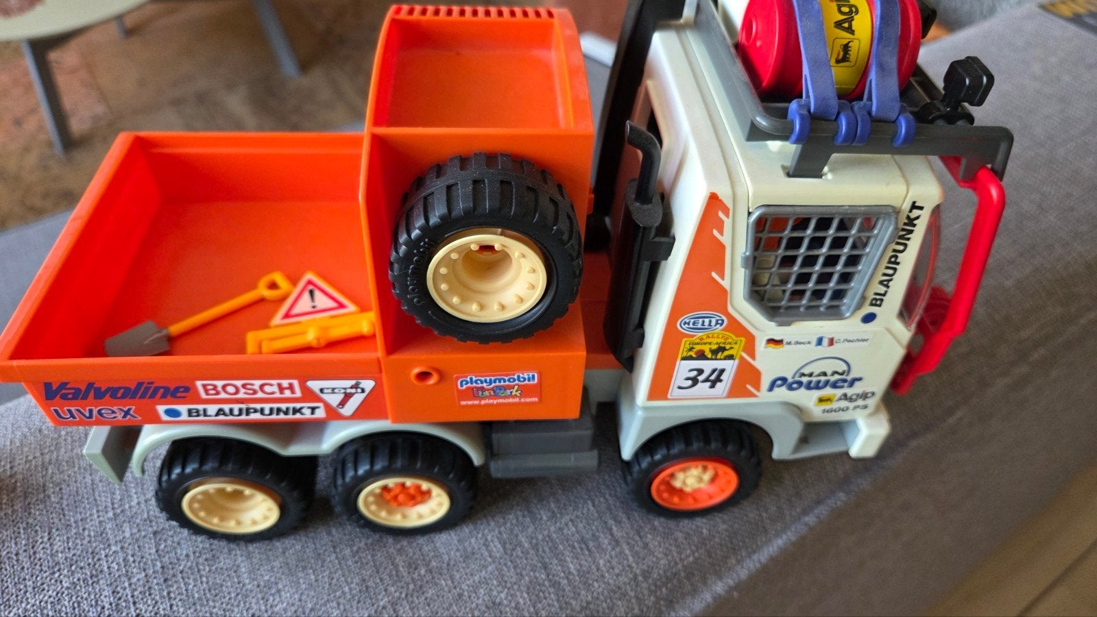 Playmobil Rallye-Team Vrachtwagen met Accessoires, Ophalen, Gebruikt