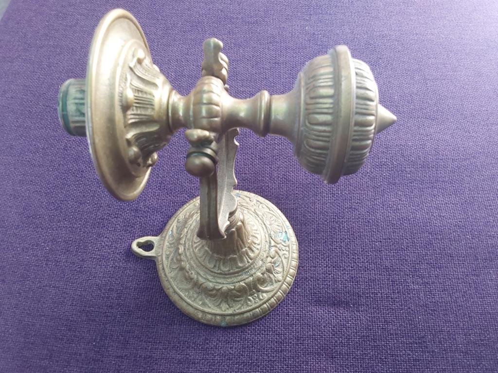 WANDLAMP KOPER  SCHEEPSKANDELAAR MESSING KAARS  DECORATIEF, Ophalen of Verzenden, Koper of Brons