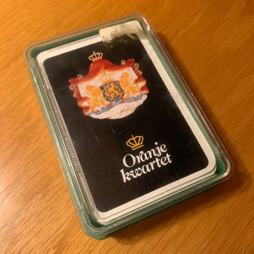 Oranje Kwartetspel - Koninklijk Huis Thema  kwartet, Ophalen of Verzenden, Zo goed als nieuw, Nederland, Overige typen