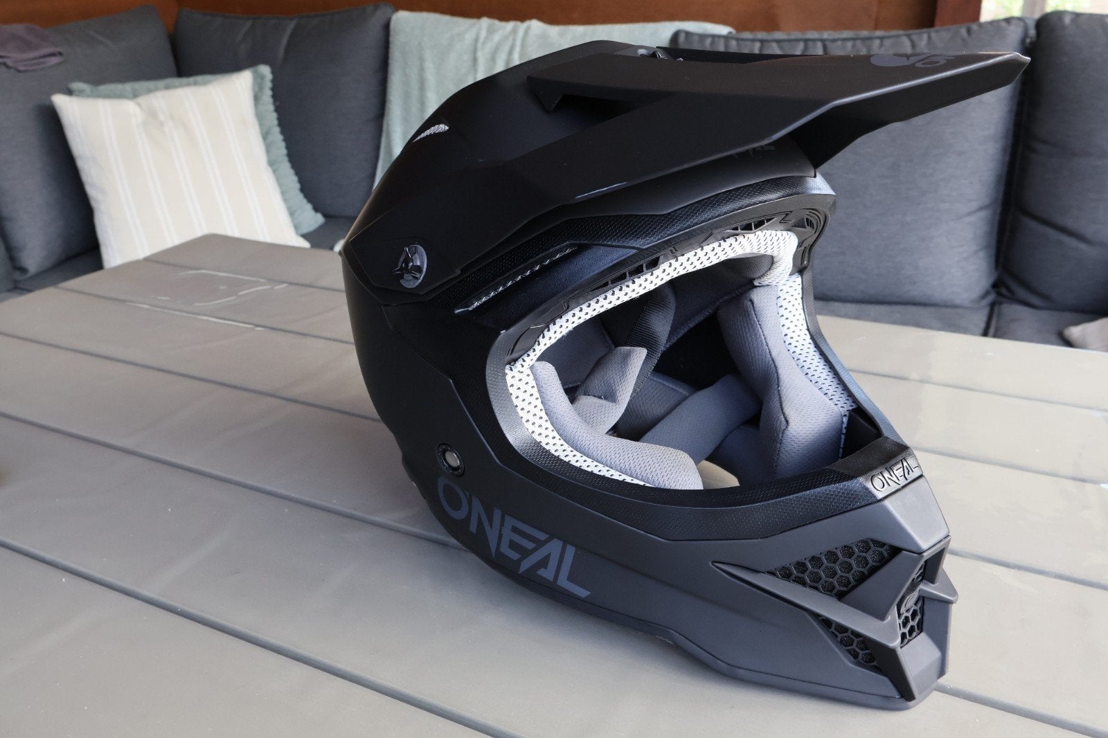 O'Neil 3series crosshelm & Progrip 3205 Zilveren bril, Motoren, Kleding | Motorkleding, Ophalen of Verzenden, Tweedehands, Overige typen