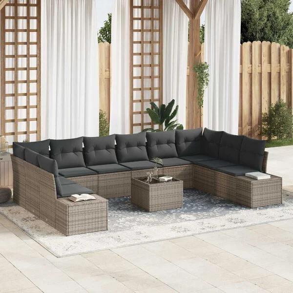 Nieuwe VidaXL loungeset - tuinset., Tuin en Terras, Tuinsets en Loungesets, Ophalen, Meer dan 8 zitplaatsen, Nieuw, Loungeset