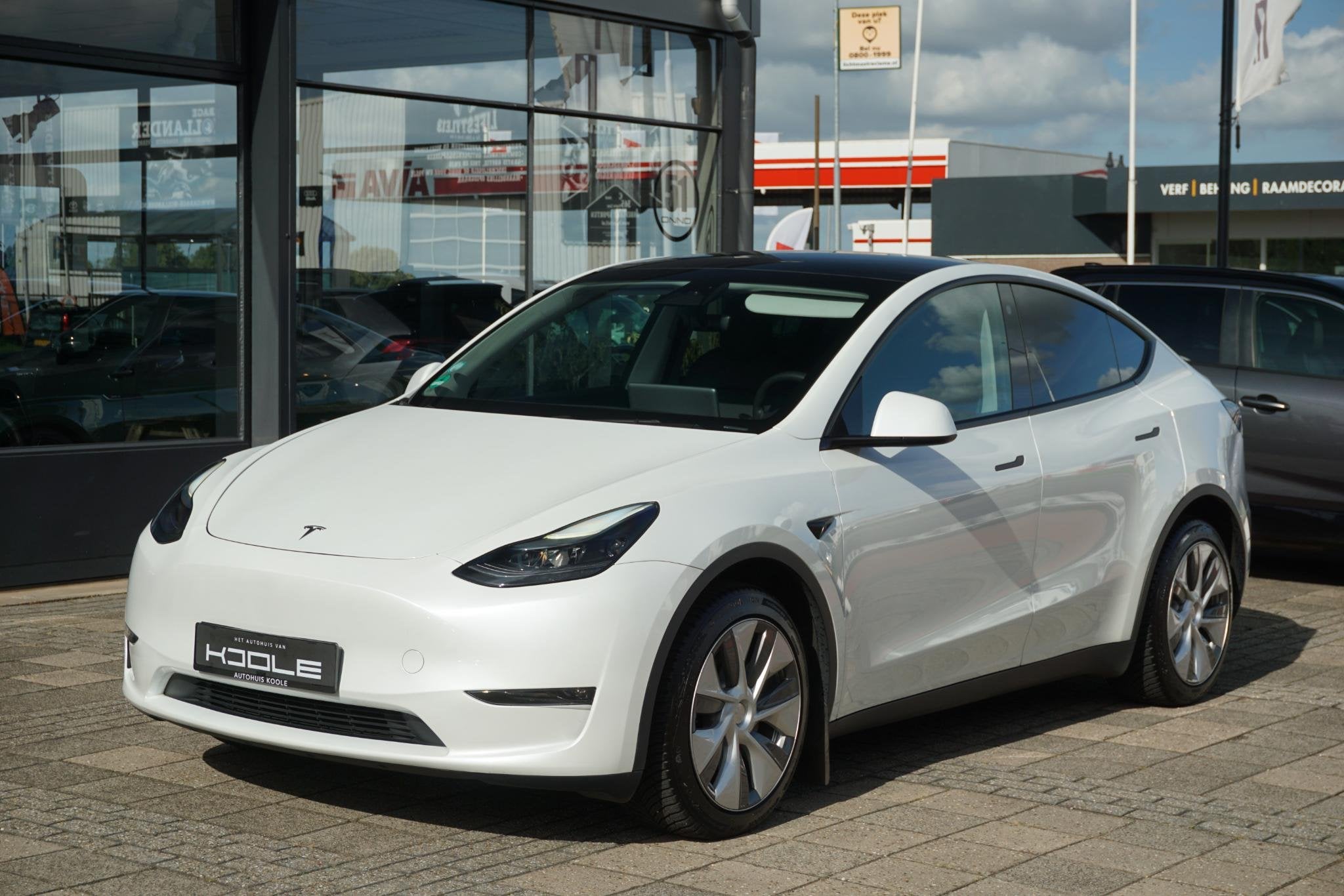 Tesla Model Y Long Range AWD 75 kWh | Soh 94% | FSD 3 | AMD, Auto's, Automaat, Stof, Gebruikt, Met garantie (alle)