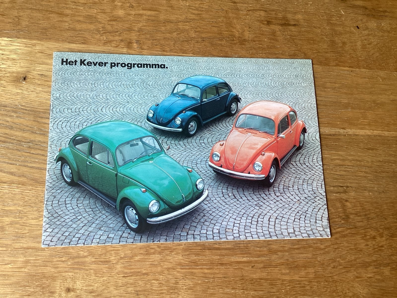 VW Kever programma brochure (1970), Ophalen of Verzenden, Gelezen, Volkswagen