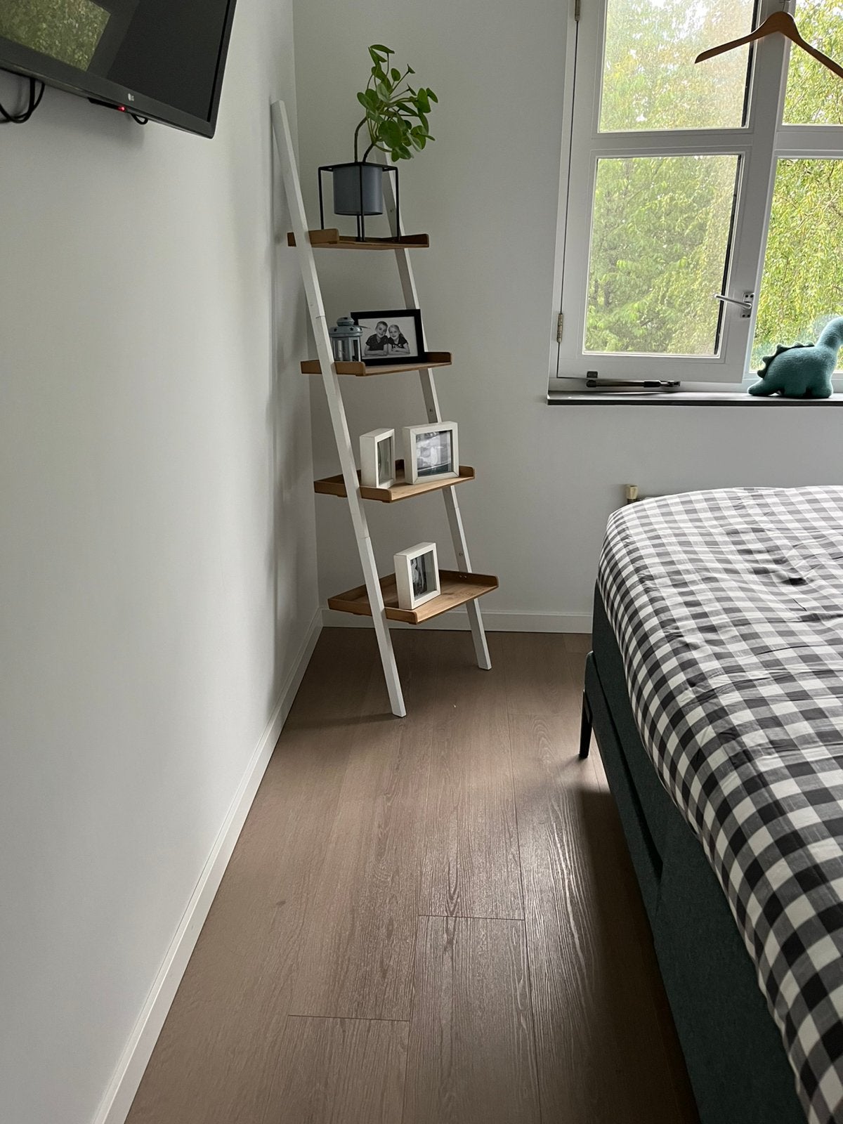 Sierladder / Decoratieve Ladder met Planken, Ophalen of Verzenden, Gebruikt