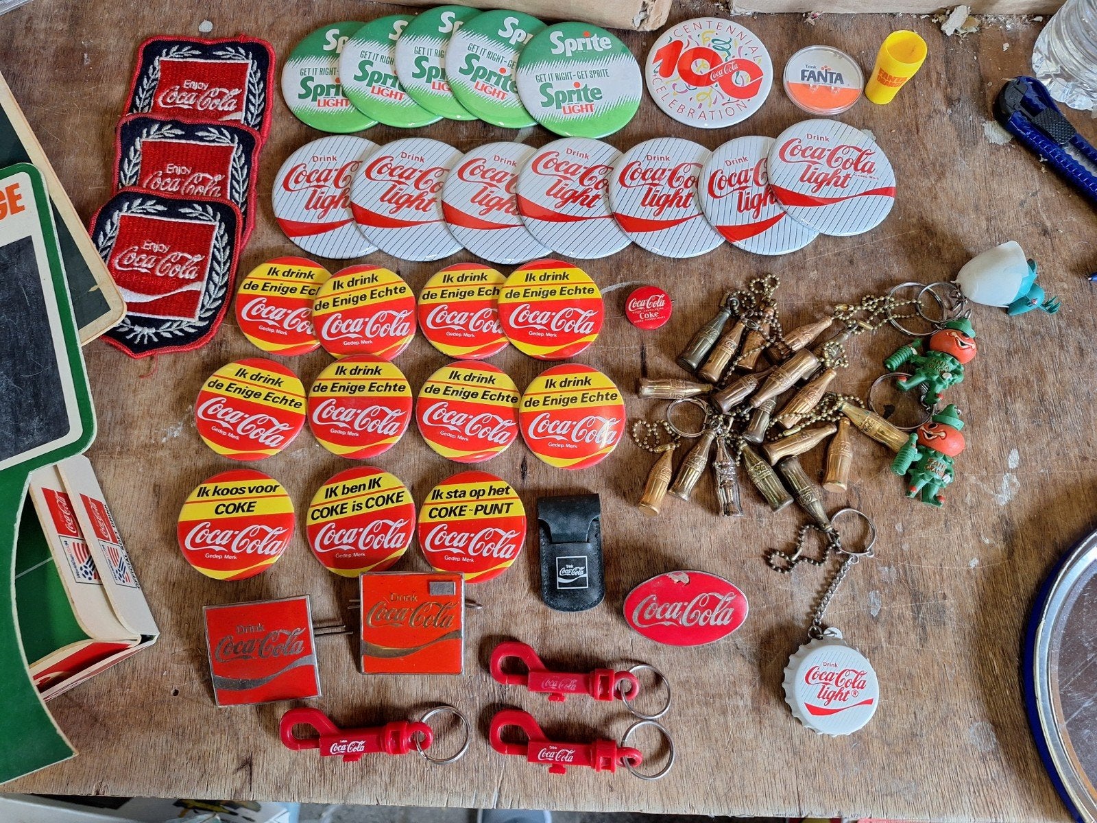 Grote collectie Coca-Cola Fanta Sprite verzamelitems 1970/90, Verzamelen, Ophalen of Verzenden