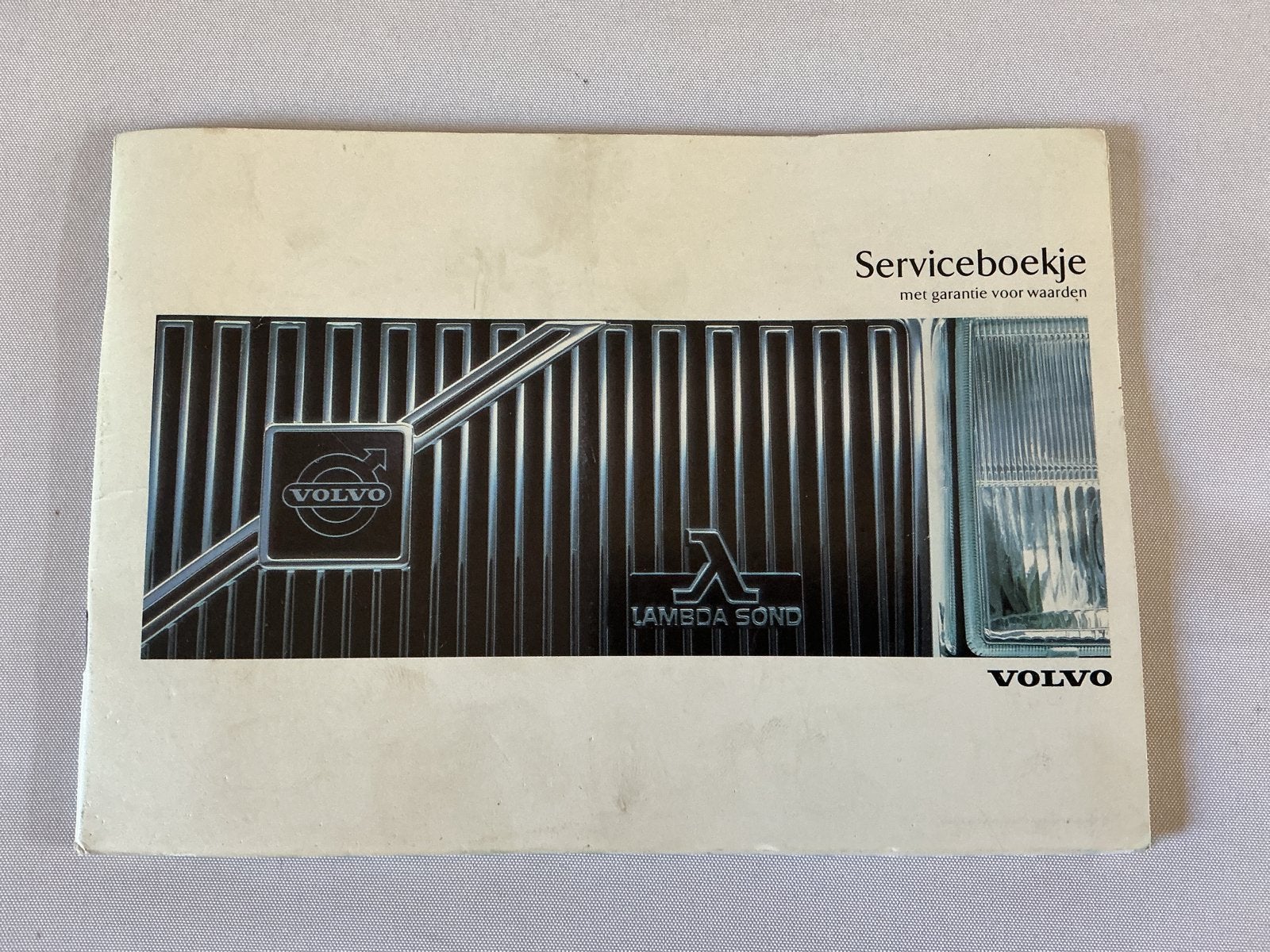 Volvo 445 Serviceboekje uit 1990, Ophalen