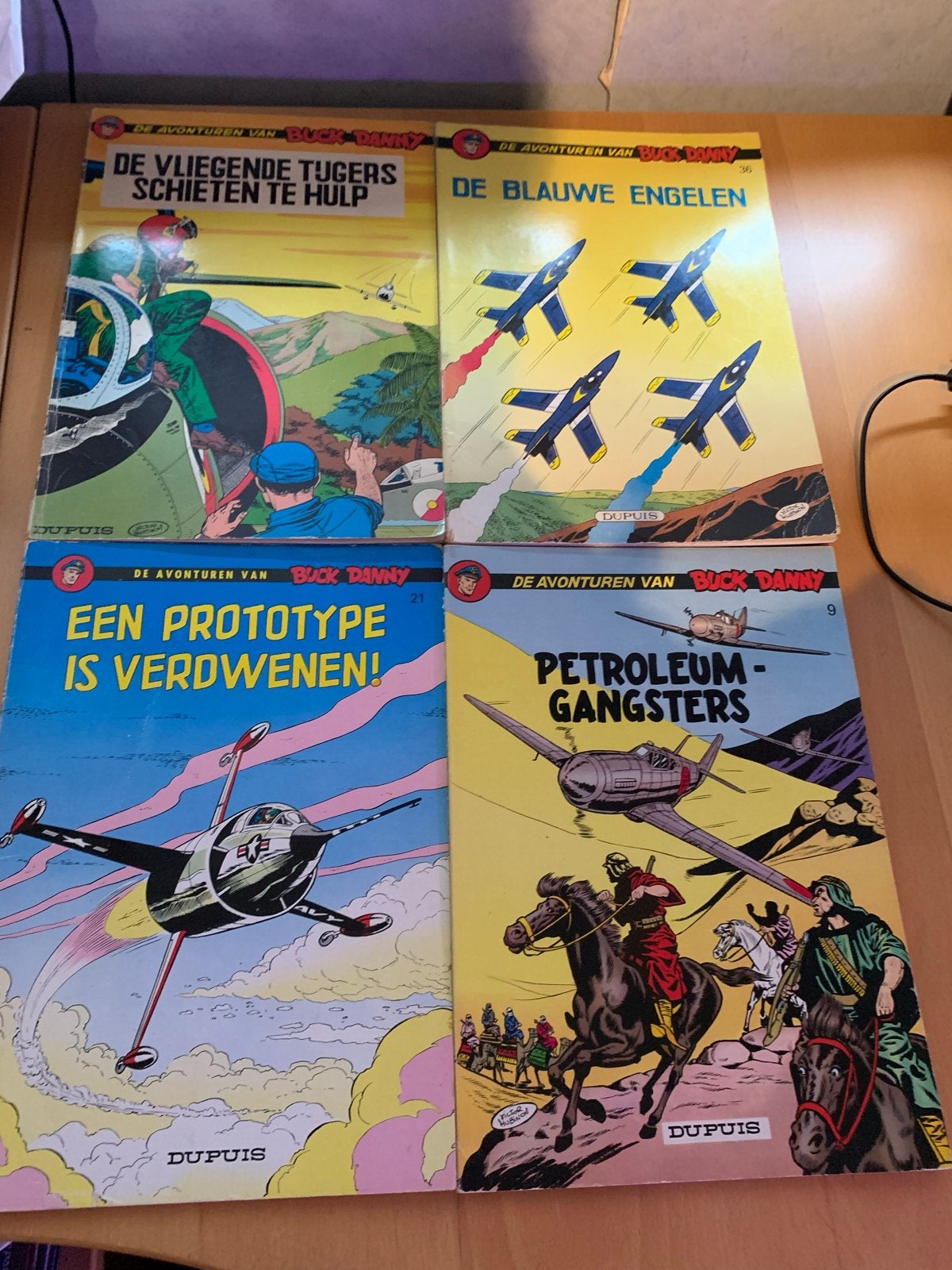 Buck Danny stripboeken - 9 delen, Meerdere stripboeken, Ophalen of Verzenden, Gelezen