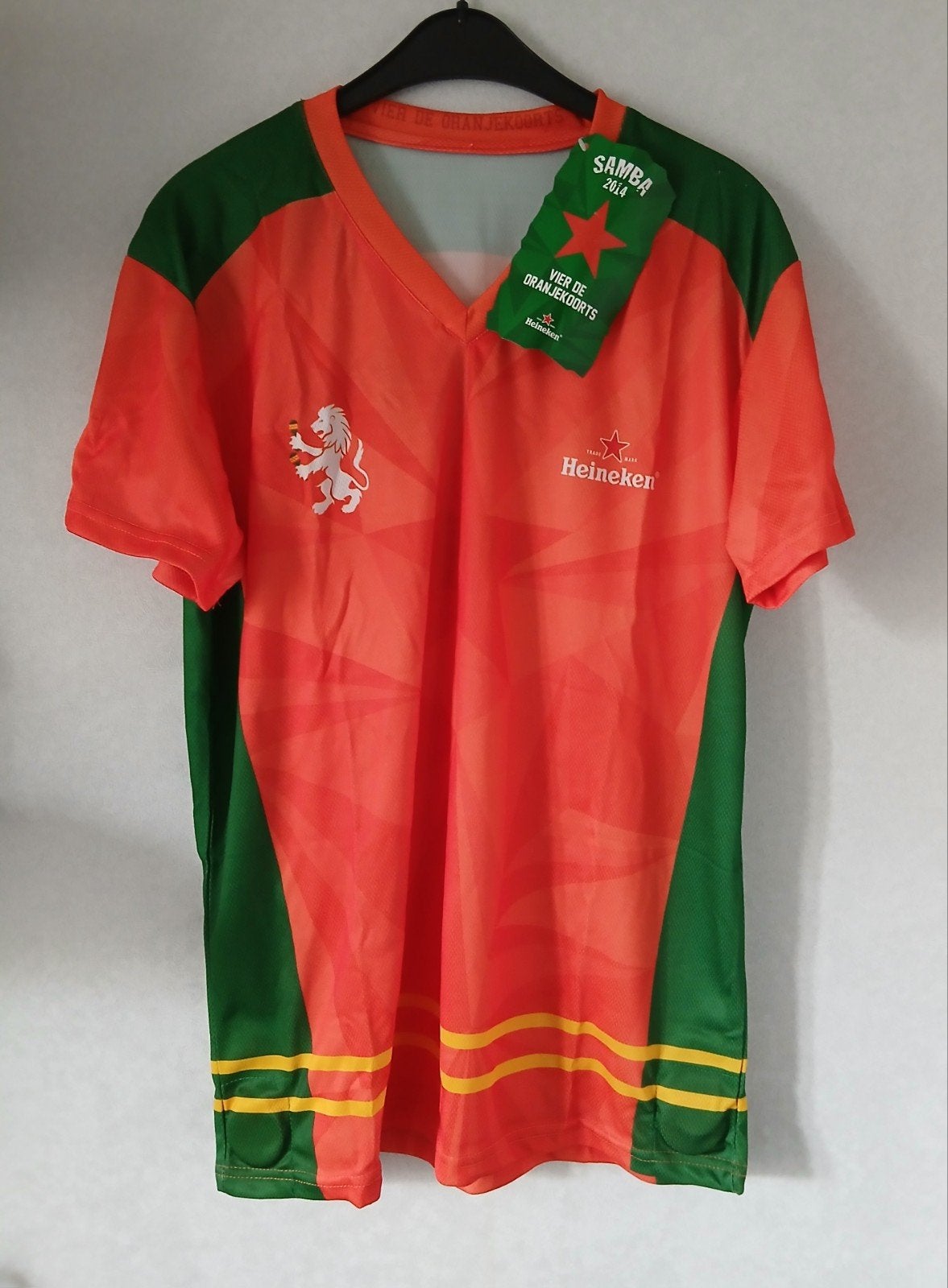 Heineken Oranje Voetbal Shirt Samba 2014 Nieuw, Ophalen of Verzenden, Nieuw, Kleding, Heineken