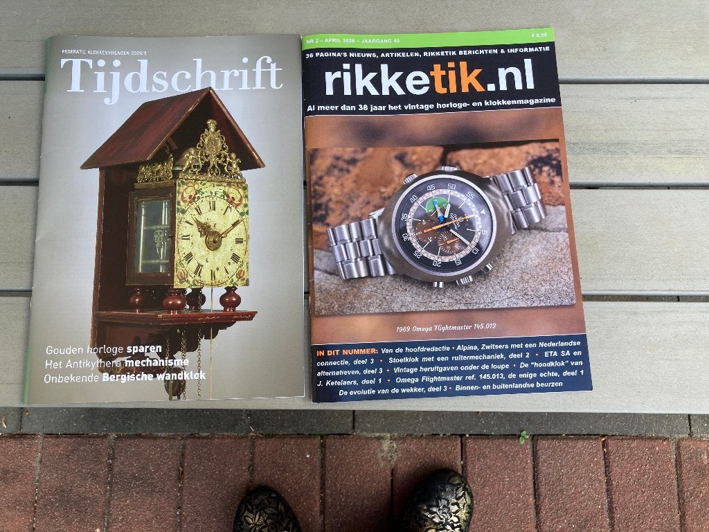 Rikketik / Federatie Klokkenvrienden Tijdschrift, Boeken, Ophalen of Verzenden, Zo goed als nieuw, Muziek, Film of Tv