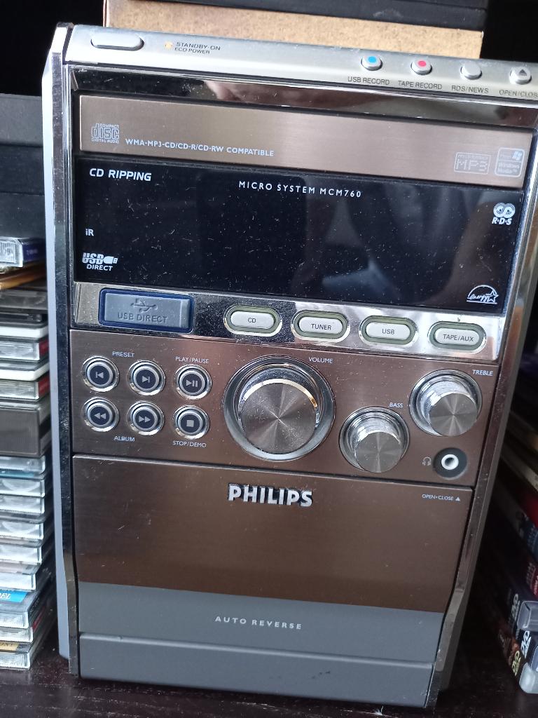Philips  micro system mcm 760, Ophalen, Gebruikt, Philips