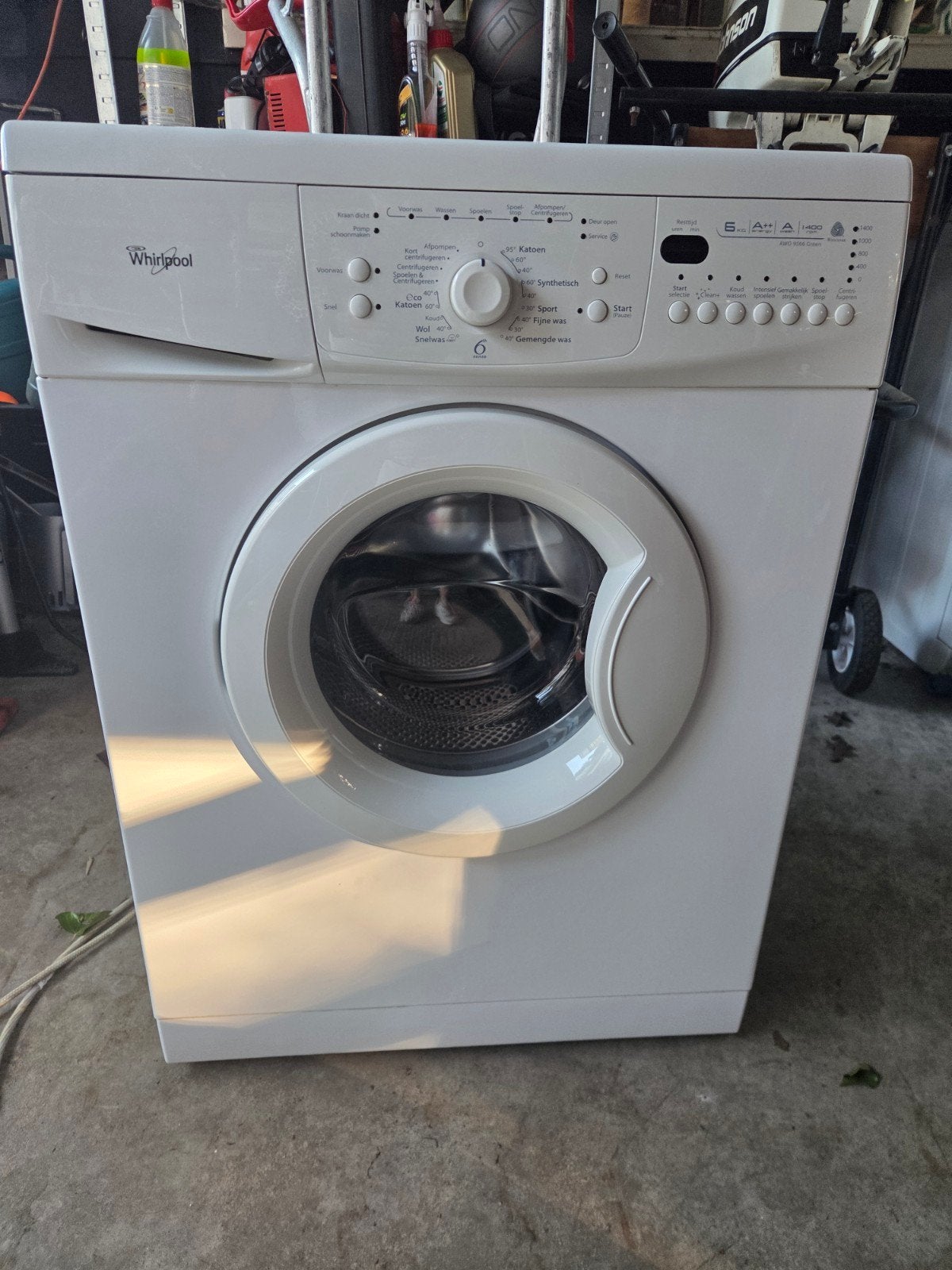 Whirlpool AWO 9566 Green Wasmachine 6 kg, Ophalen, 4 tot 6 kg, Overige typen, Zo goed als nieuw
