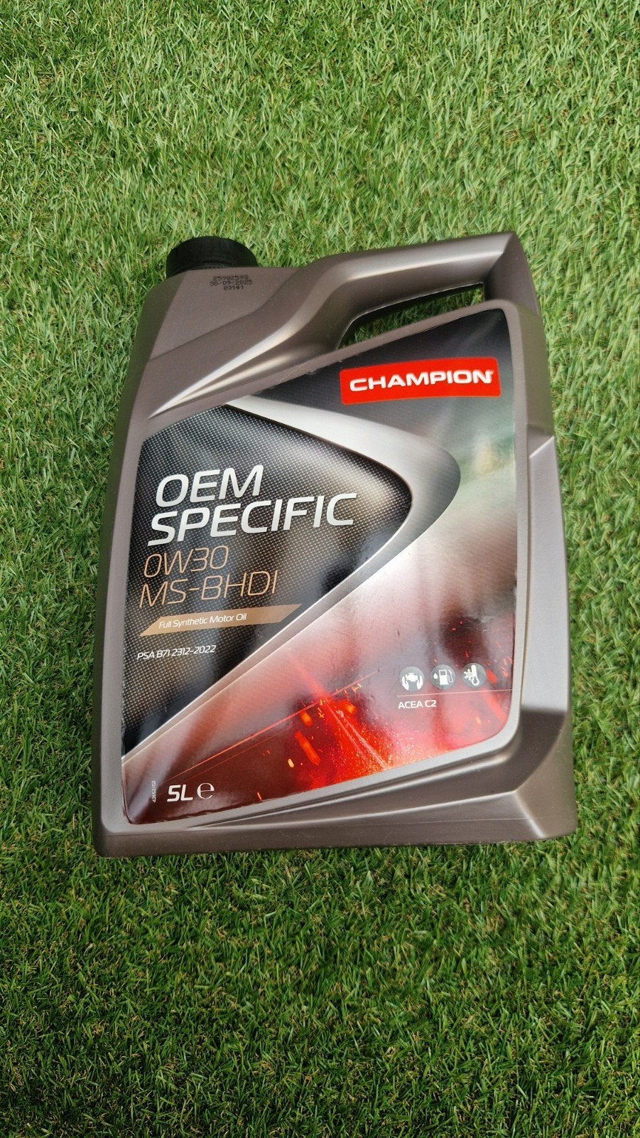 Champion OEM Specific 0W30 MS-BHDi motorolie - 2,5 liter, Ophalen of Verzenden, Gebruikt, Overige automerken