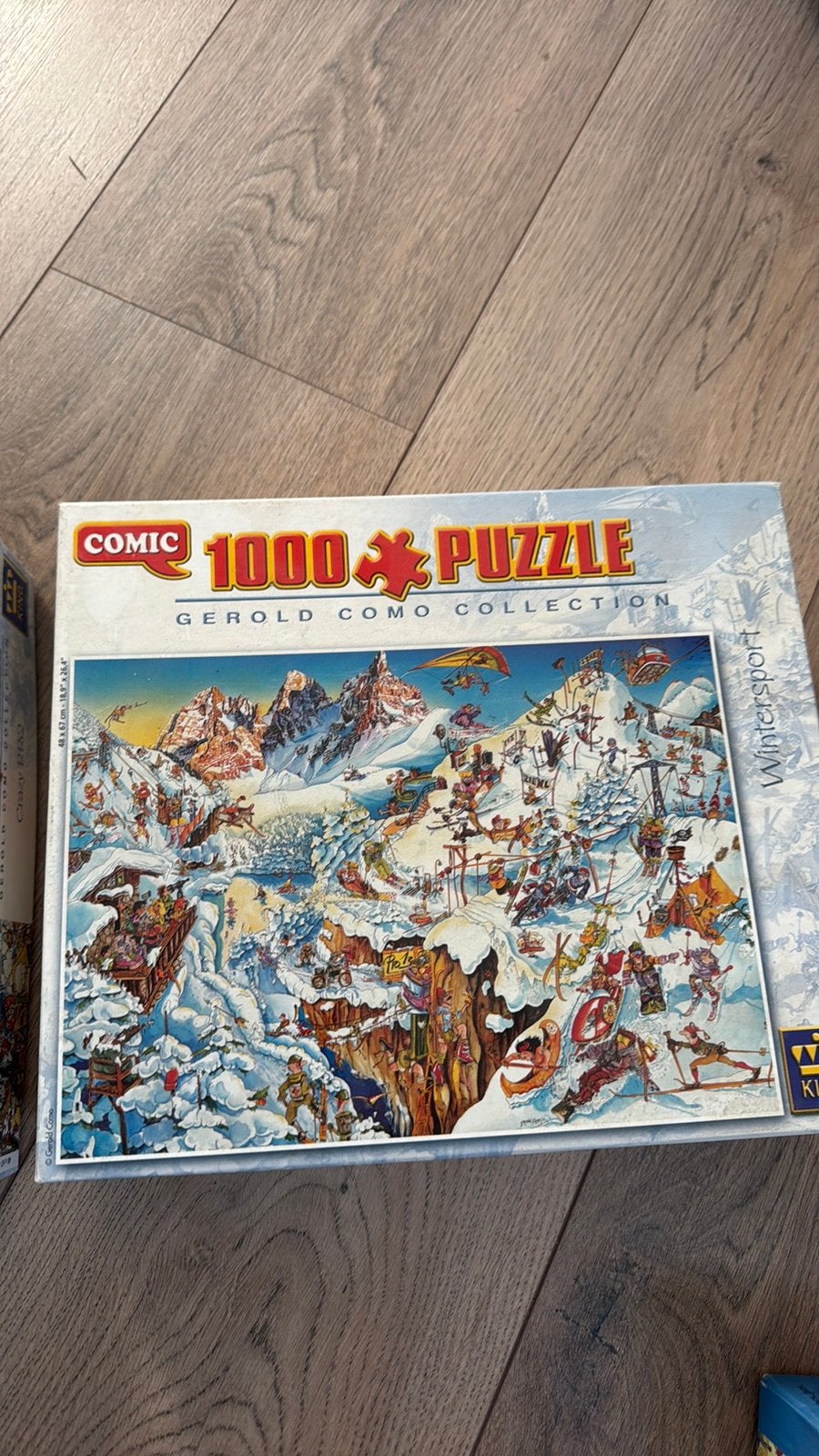 Comic Collection 1000 stukjes Crazy BBQ & Wintersport, Ophalen of Verzenden, 500 t/m 1500 stukjes, Zo goed als nieuw