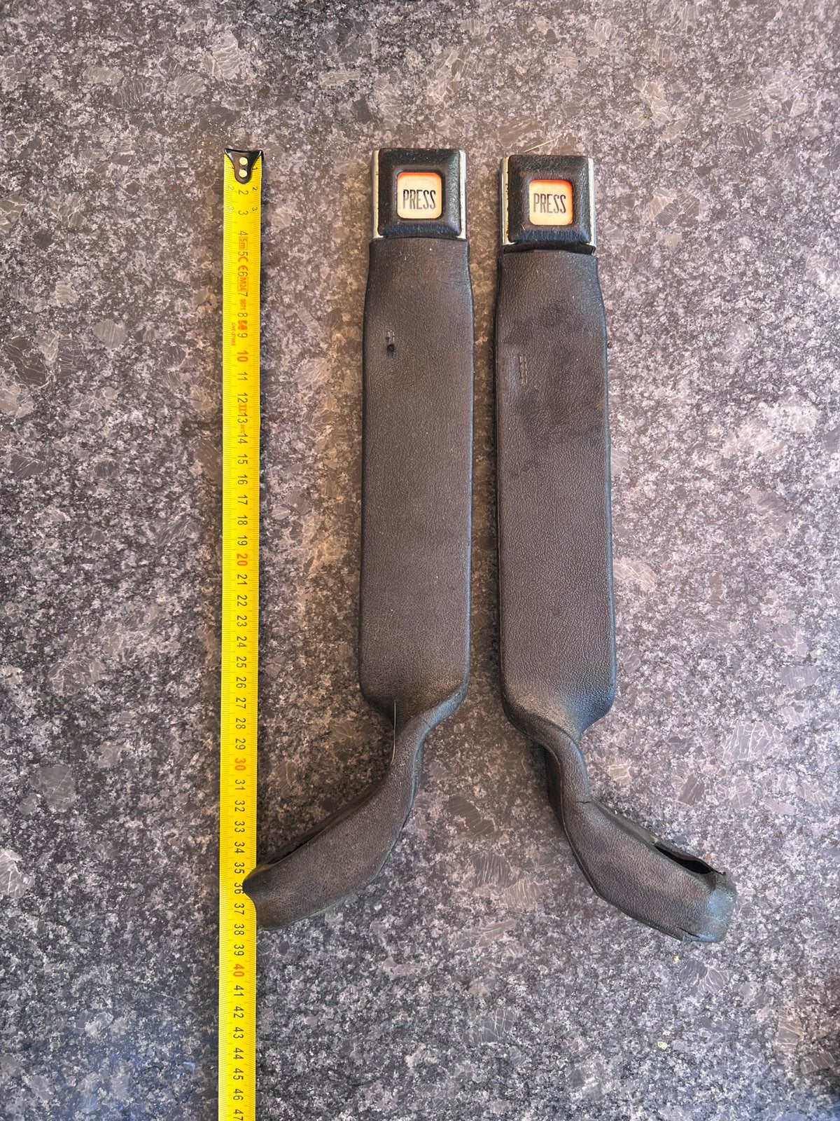 Twee keer hoog gordelslot / gordelontvanger Jeep Wrangler YJ, Auto-onderdelen, Ophalen, Jeep