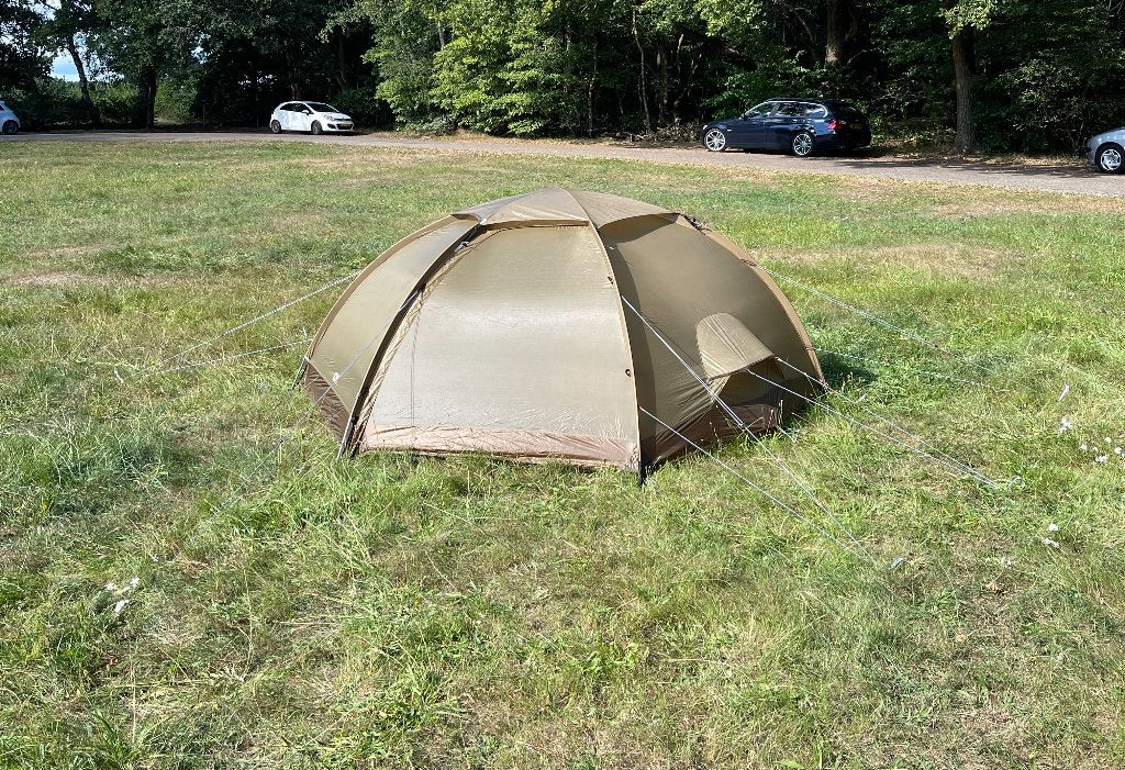 Stormvaste tent: Fjallraven Abisko Dome 2 + Footprint!, Caravans en Kamperen, Tenten, Ophalen of Verzenden, Nieuw, Tot en met 2