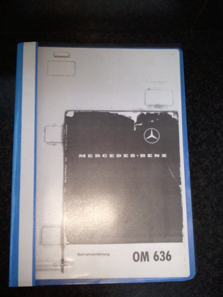 ( kopie) handleiding voor MERCEDES OM 636, Ophalen of Verzenden, Nieuw, Motor en Techniek