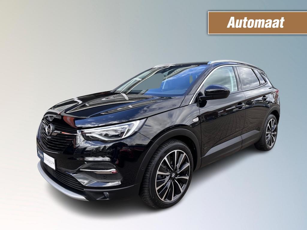 Opel GRANDLAND X 1.6 T HYBRID 300 4X4 ELEGANCE, Auto's, Automaat, Gebruikt, Zwart, Bedrijf