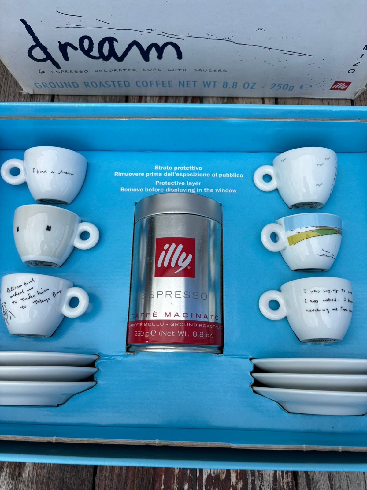 Illy espresso kopjes, Ophalen of Verzenden, Nieuw, Porselein, Kop en/of schotel