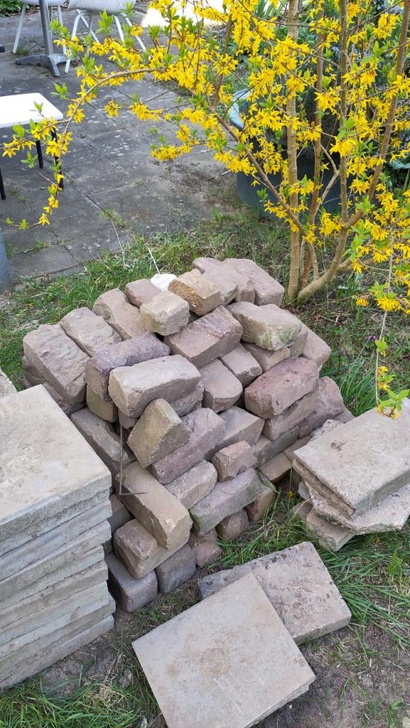 Grindtegels 40x40 GRATIS, Ophalen, Gebruikt, Minder dan 5 m², Beton