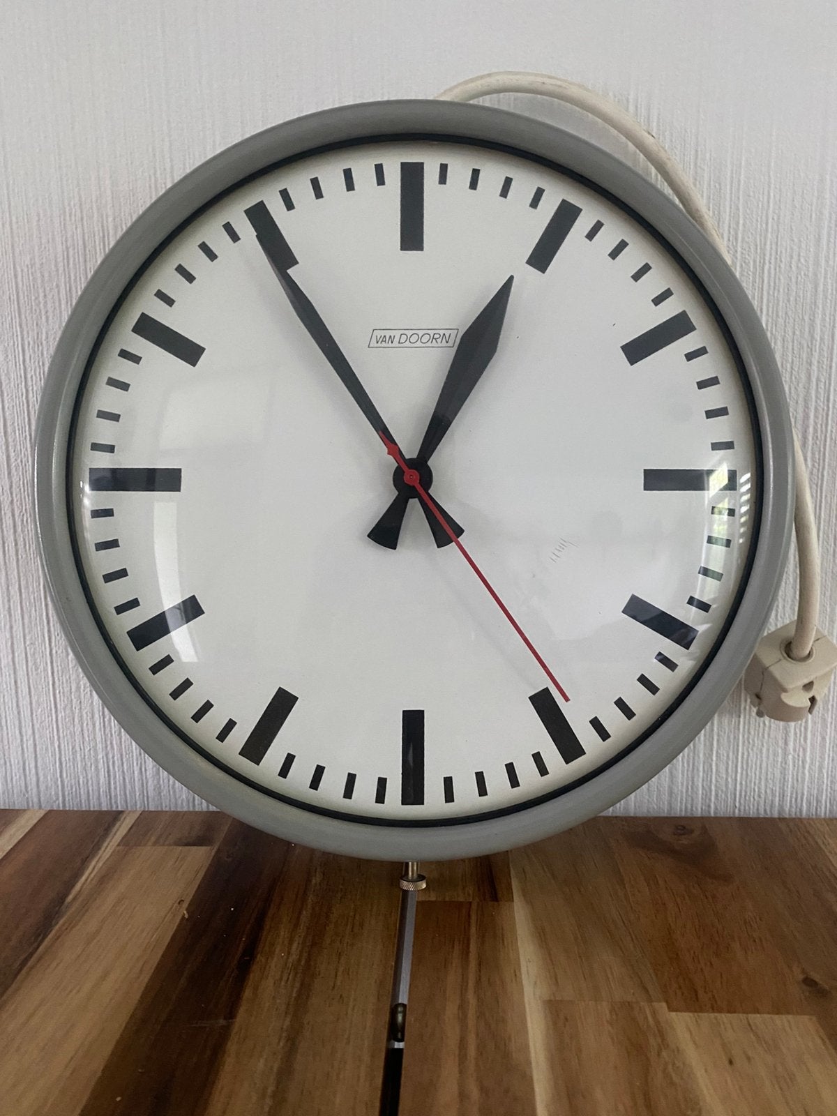 Schoolklok/fabrieksklok, Ophalen, Gebruikt, Wandklok