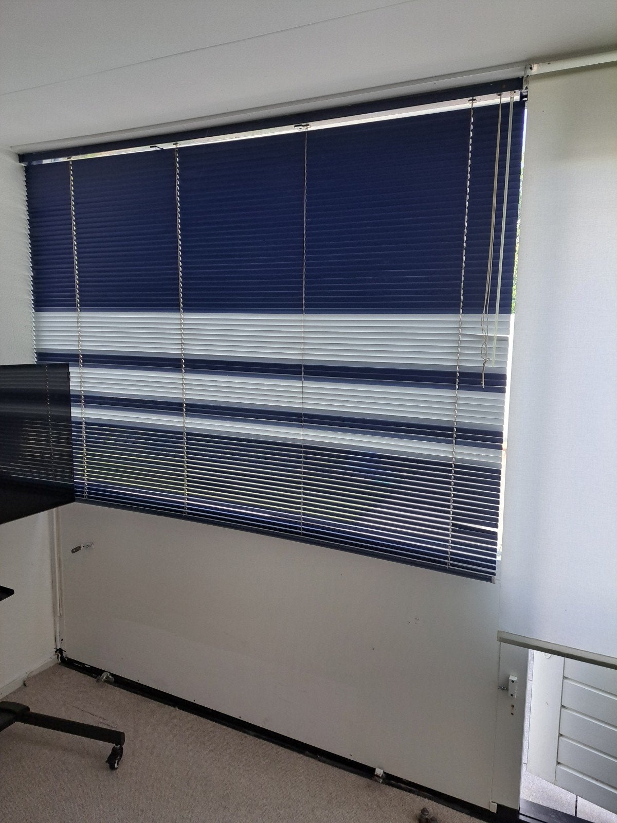 Luxaflex, Jaloezie, Gebruikt, Blauw, Metaal