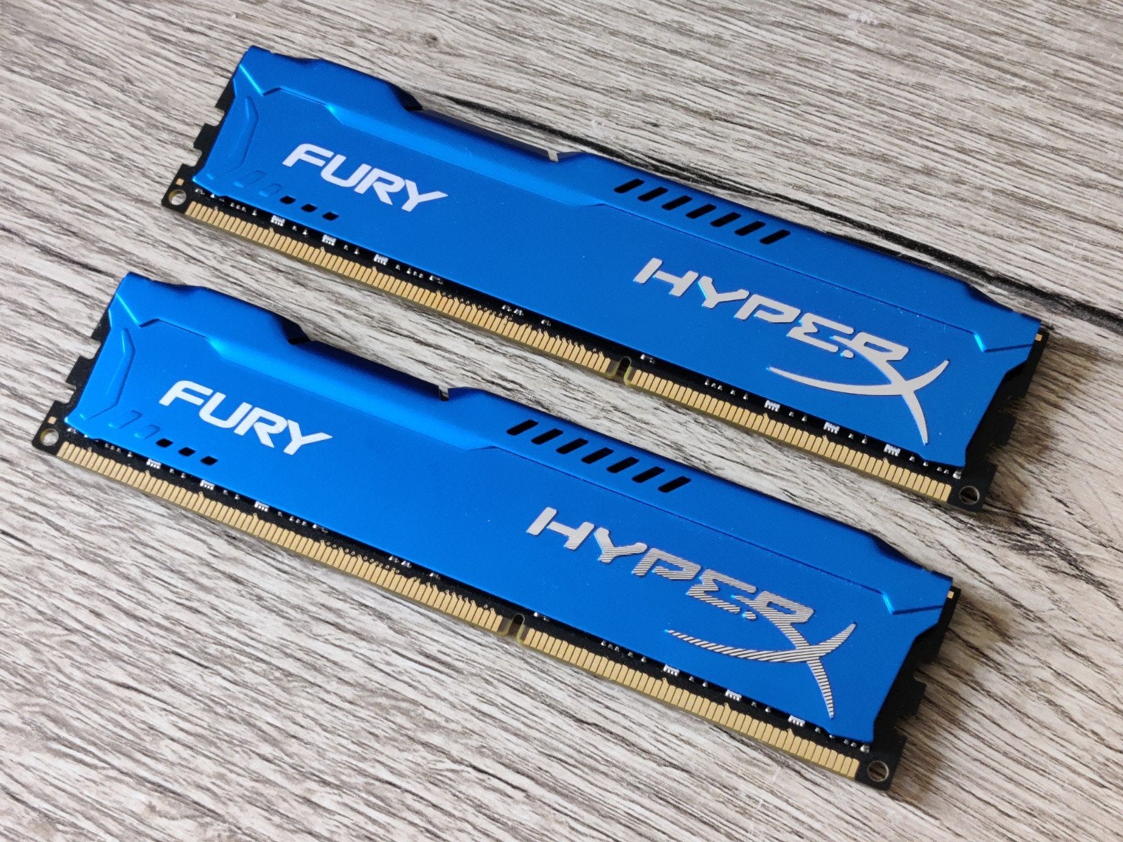 HyperX FURY DDR3 RAM 2x8GB (16GB) blu, Computers en Software, RAM geheugen, DDR3, Ophalen of Verzenden, Zo goed als nieuw, Desktop