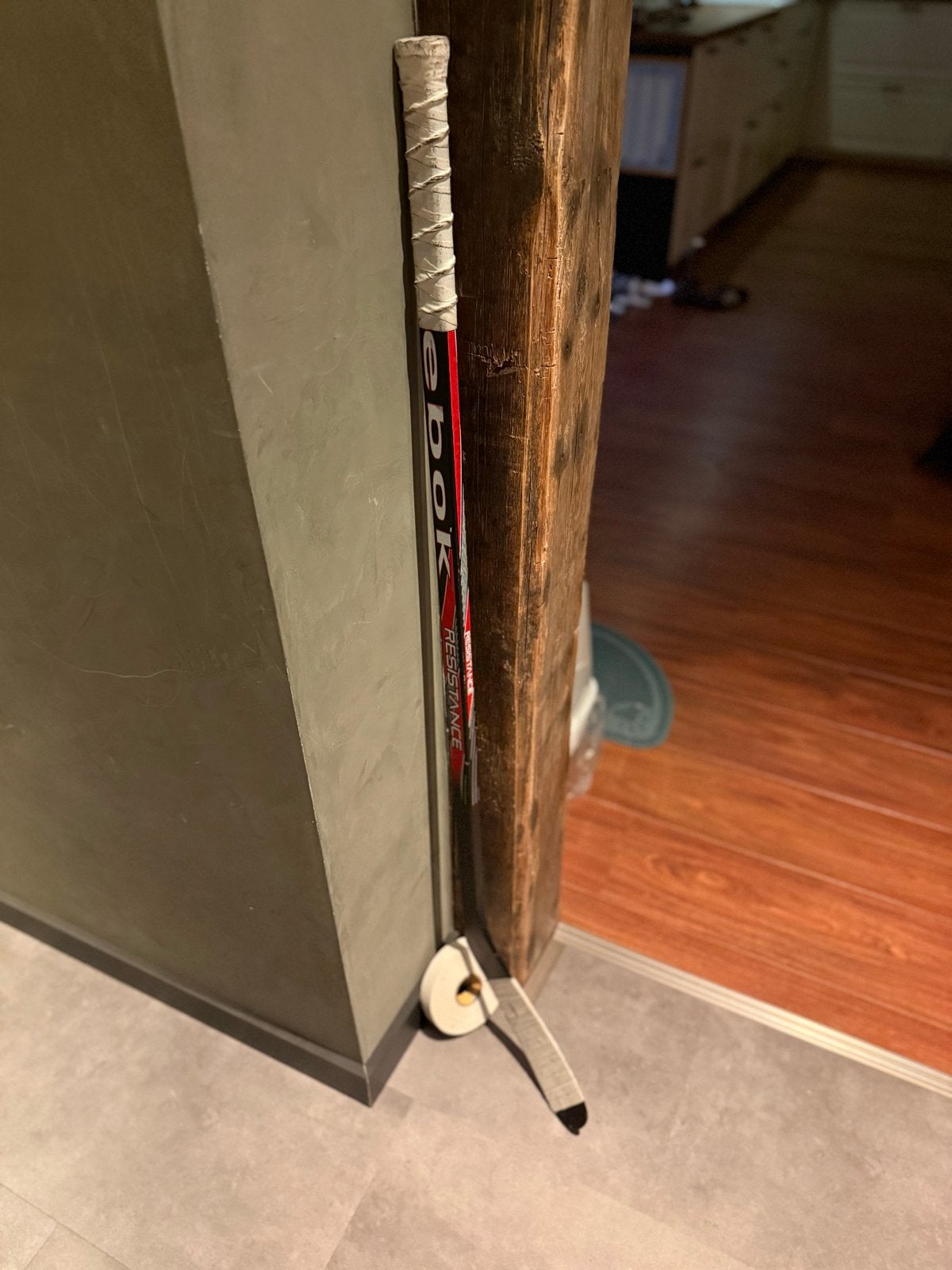 IJshockey stick Reebok 125 cm - Gebruikt door zoon, Sport en Fitness, Ophalen of Verzenden, Gebruikt, Stick