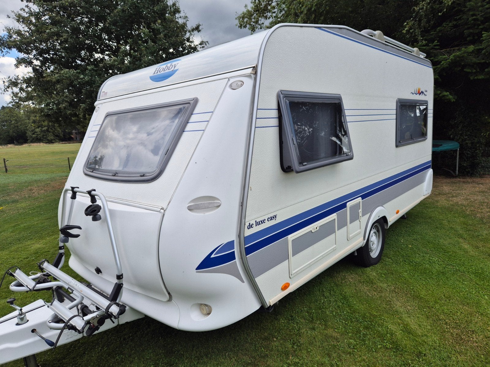 Hobby 440 de luxe easy sf zeer net, Standaardzit, Hobby, Dwarsbed, Particulier