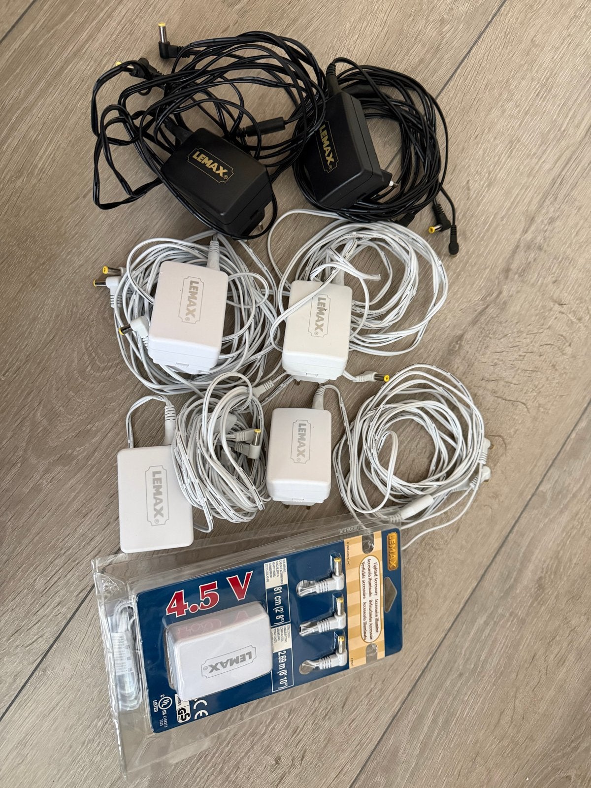 Lemax Adapters 4.5 volt - Diverse Sets, Diversen, Ophalen of Verzenden, Zo goed als nieuw