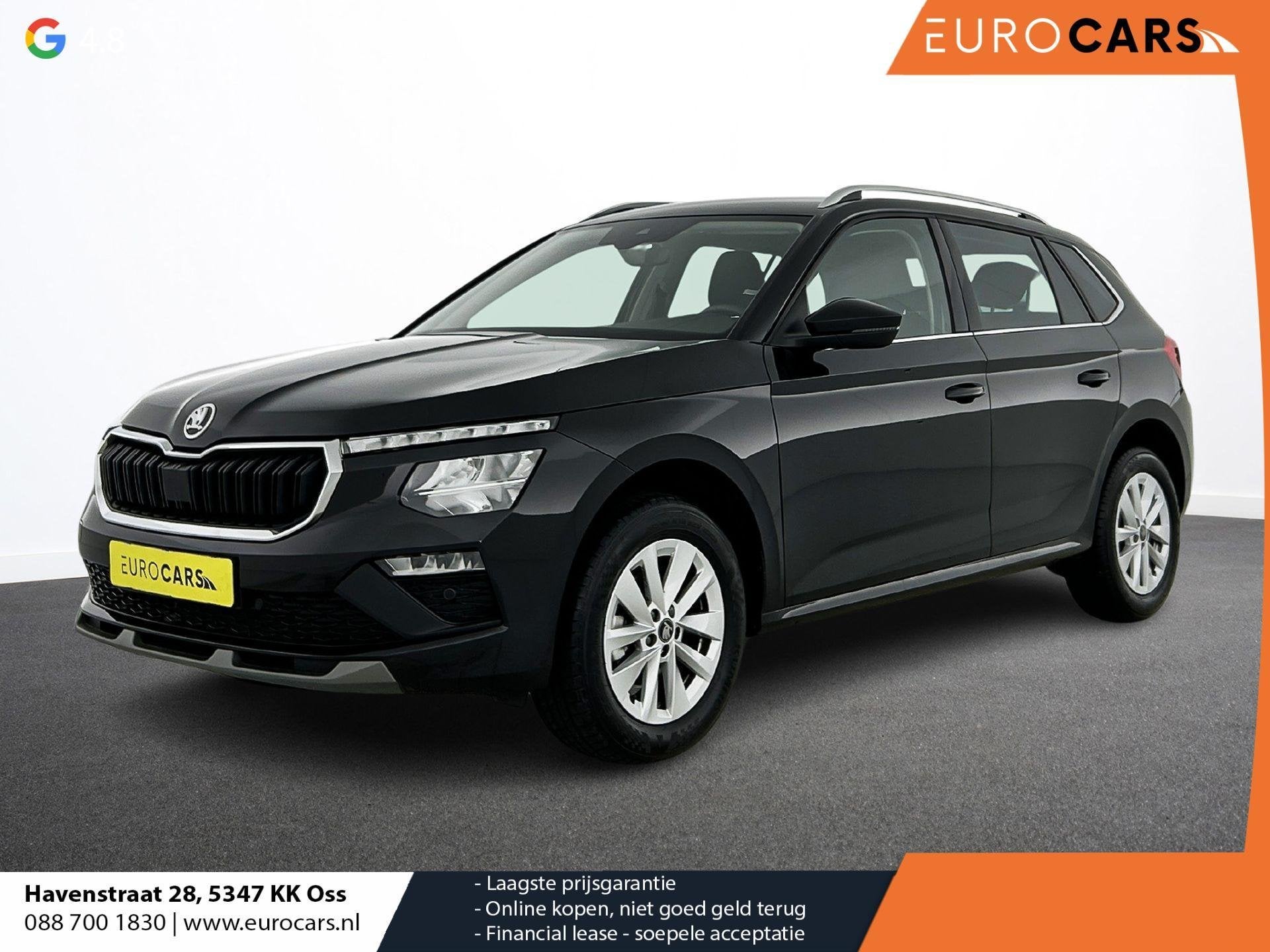 Skoda Kamiq 1.0 TSI Business Edition DSG Navigatie Climate c, Auto's, Gebruikt, Zwart, 3 cilinders, Kamiq