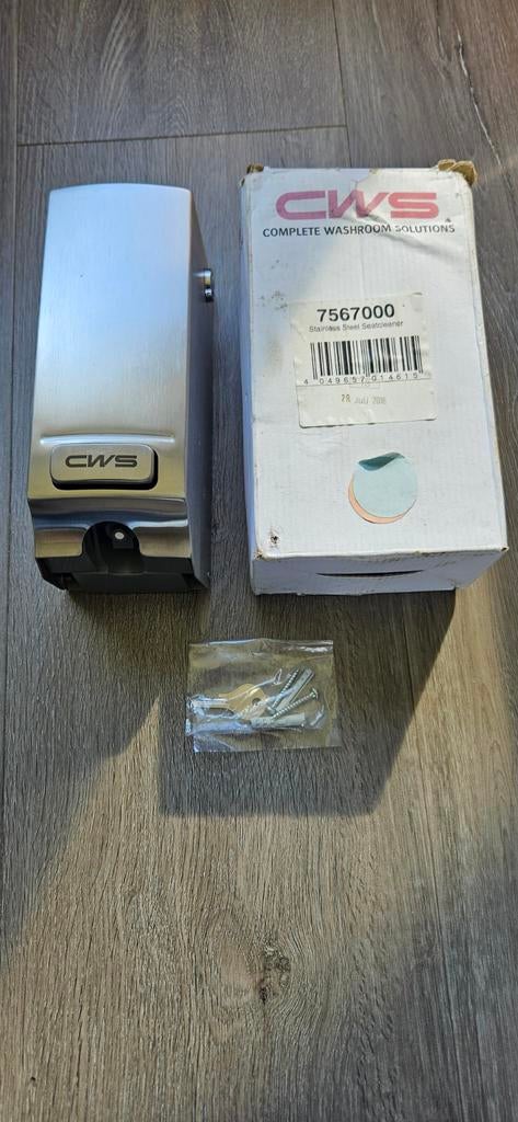 CWS RVS dispenser,  nieuw in doos, Ophalen of Verzenden