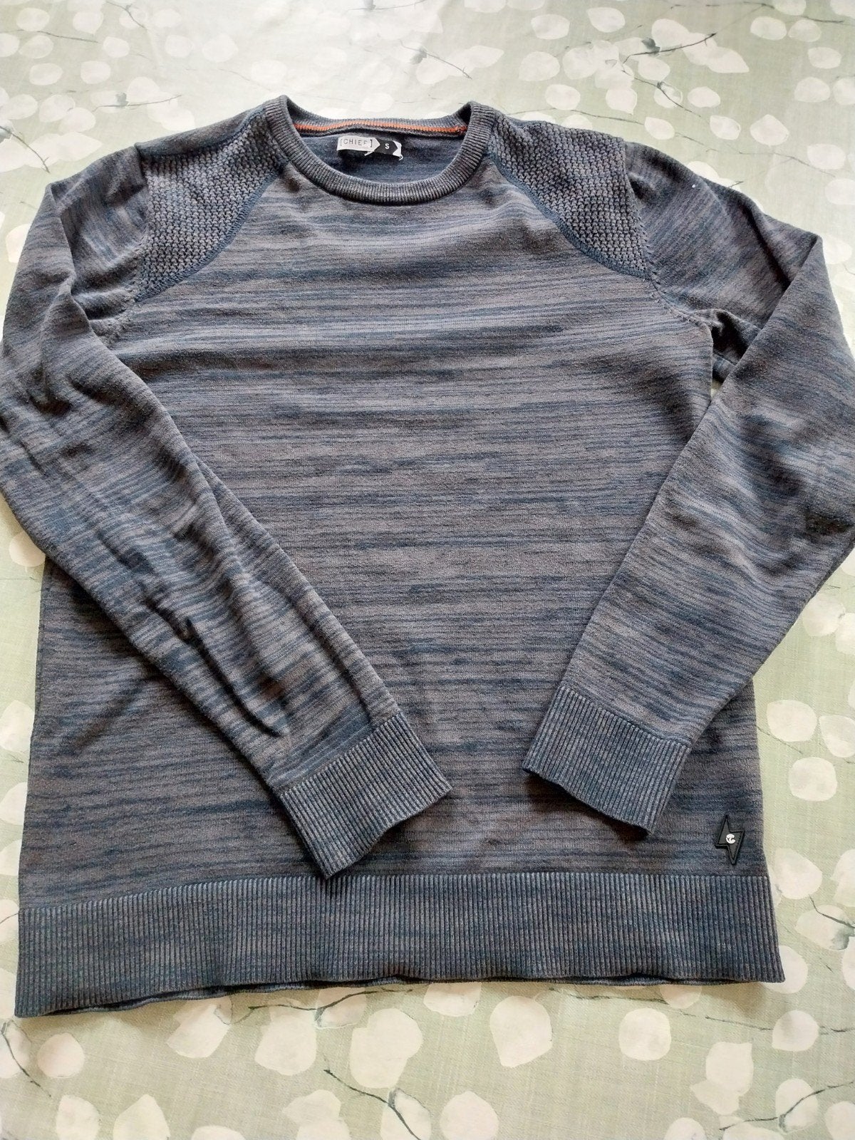 Chief, Heren trui , maat S, gedragen, Kleding | Heren, Chief, Blauw, Ophalen of Verzenden, Gedragen
