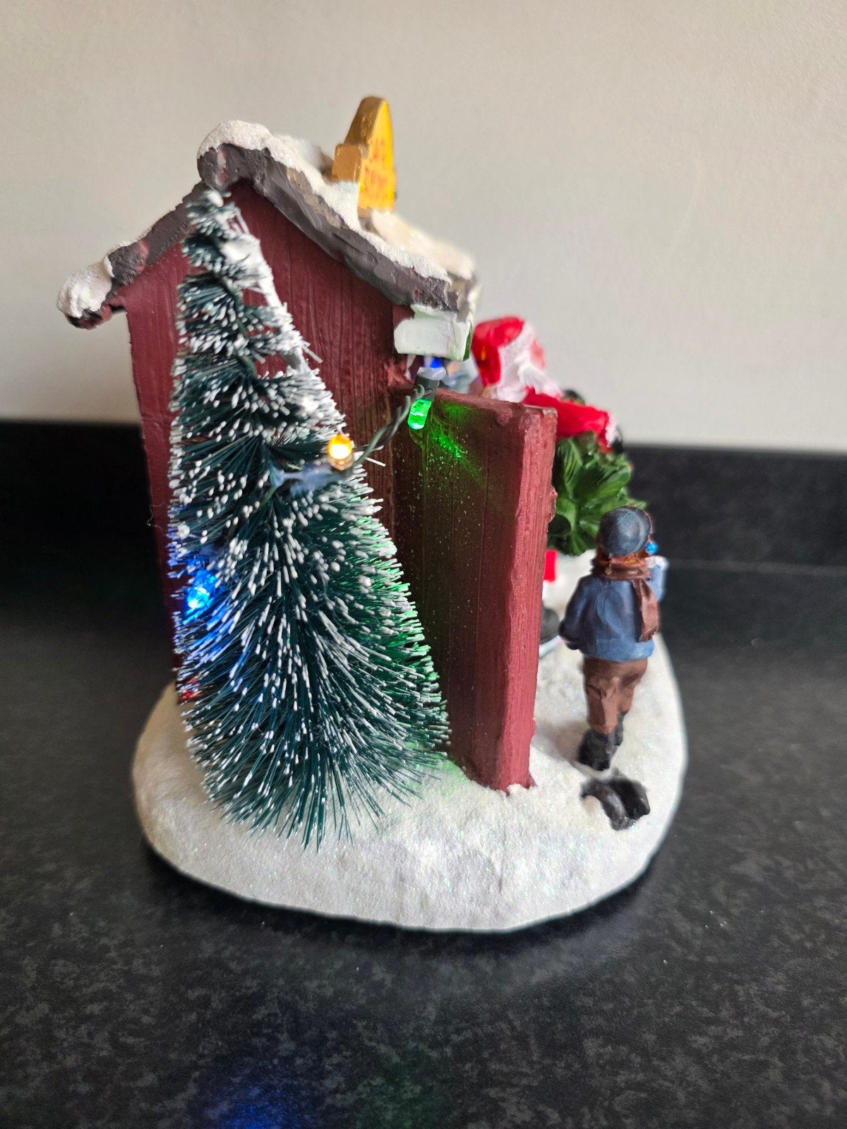 Luville Santa's Tree Shop kerstdorp tafereel kerstman, Diversen, Ophalen, Zo goed als nieuw