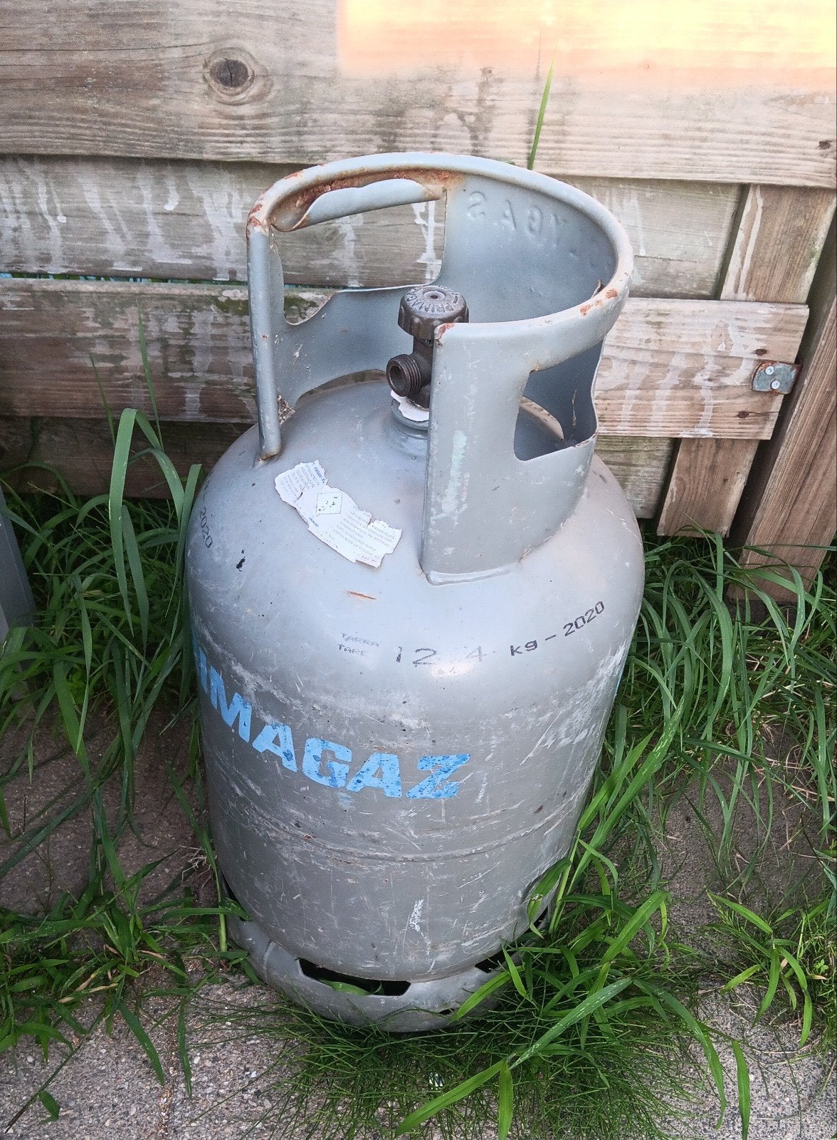 Lege Primagaz gasfles 12.4 kg (2020), Ophalen, Gebruikt, Primagaz