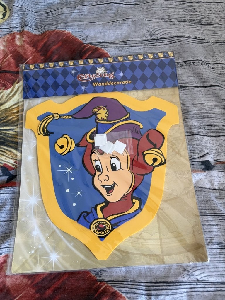 Efteling Wanddecoratie Nieuw Pardoes de Tovenaar, Verzamelen, Efteling, Ophalen of Verzenden, Nieuw, Overige typen