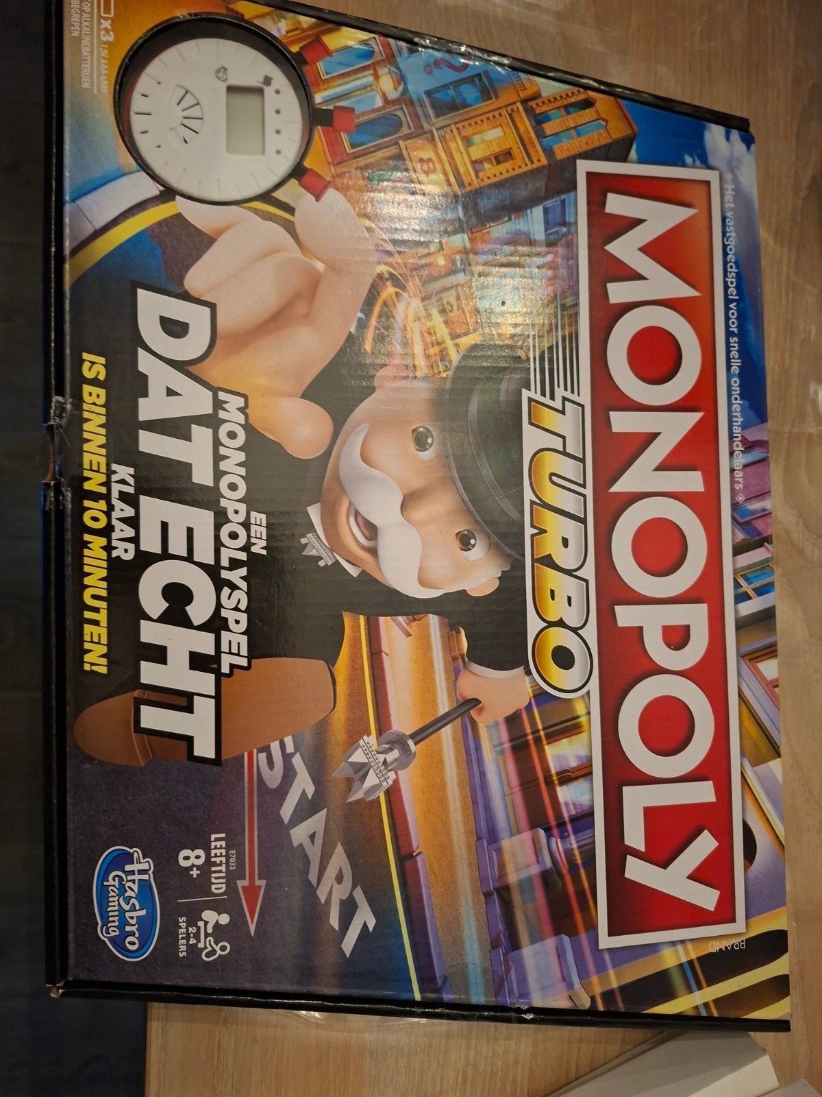 Monopoly Turbo - Het snelle Monopoly spel!, Hobby en Vrije tijd, Een of twee spelers, Ophalen of Verzenden, Gebruikt, Hasbro Gaming