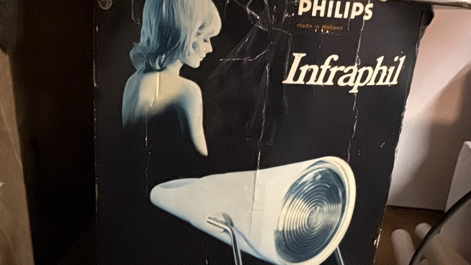Philips Infraphil HP2030 Infrarood Warmtelamp, Ophalen, Gebruikt