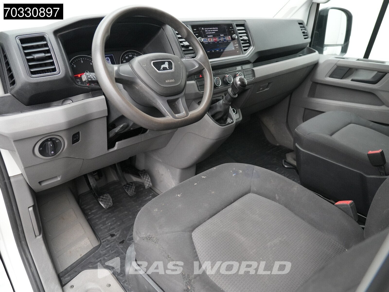MAN TGE 5.120 Dubbel Cabine Kipper met Kist Dubbellucht 3,5t, Auto's, Bestelauto's, Stof, Gebruikt, Euro 6, 4 cilinders