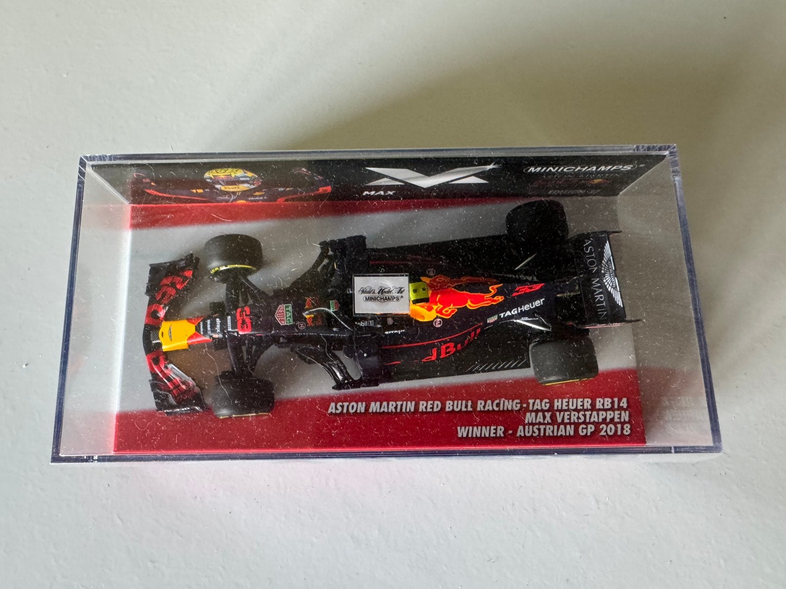 Max Verstappen 1:43 modelauto’s, Ophalen of Verzenden, Zo goed als nieuw, Formule 1