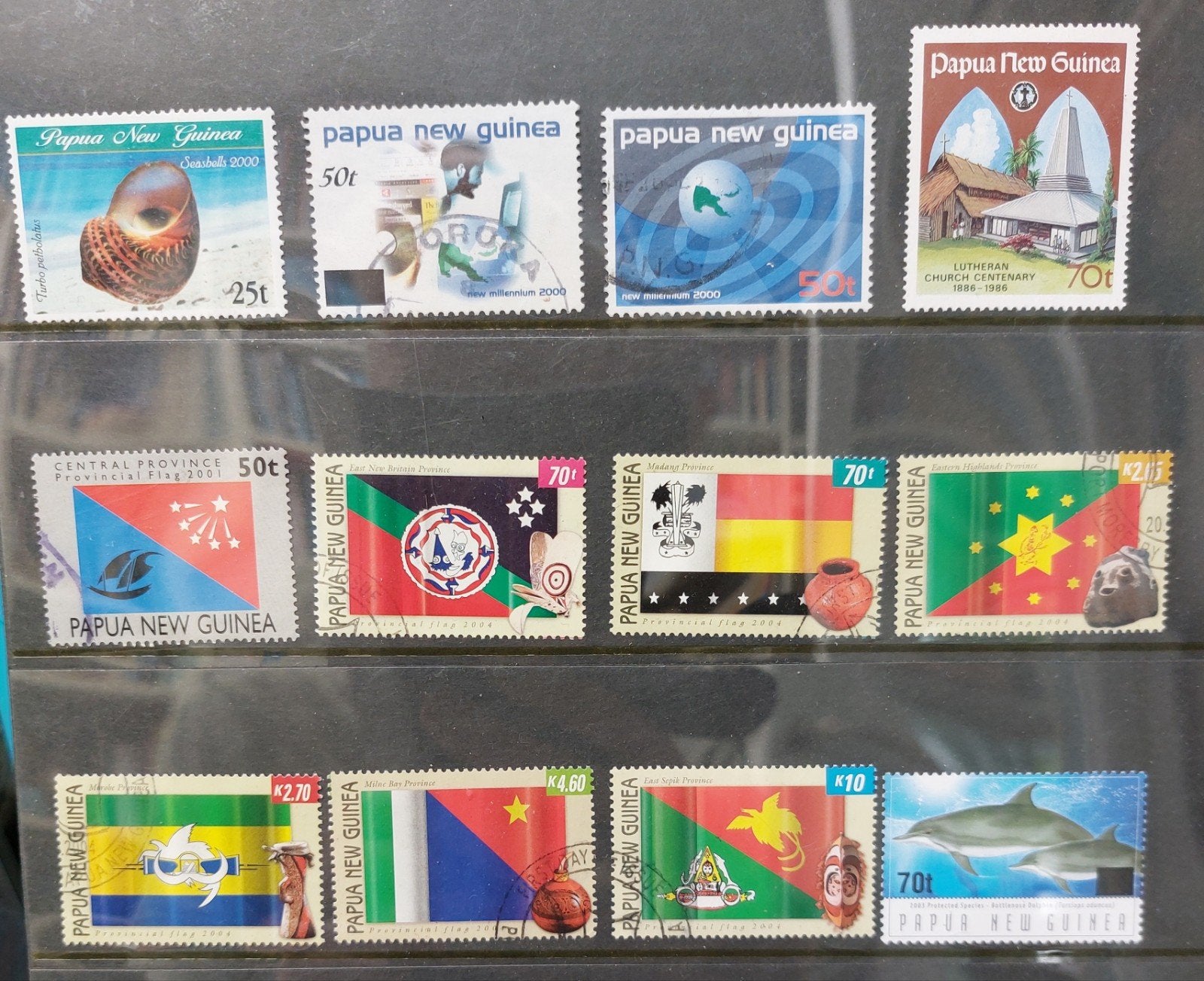Recente zegels Papua Nieuw Guinea, Postzegels en Munten, Ophalen of Verzenden, Gestempeld