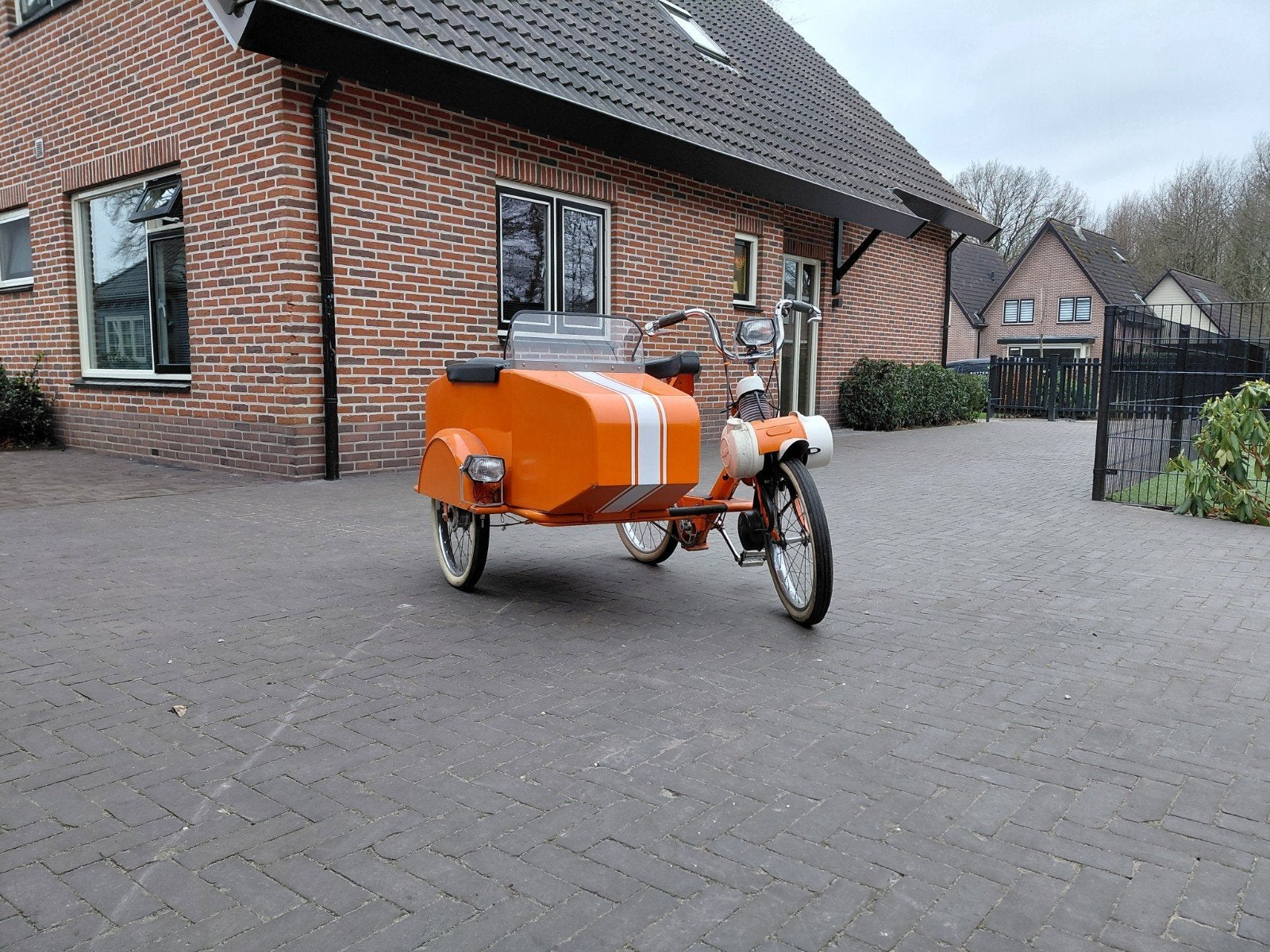 Solex met zijspan, uniek!, Ophalen