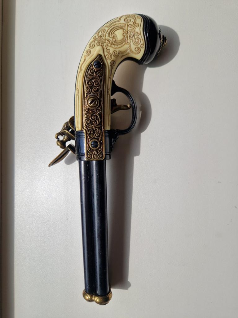 Antiek Vuursteen Pistool (replica), Ophalen of Verzenden