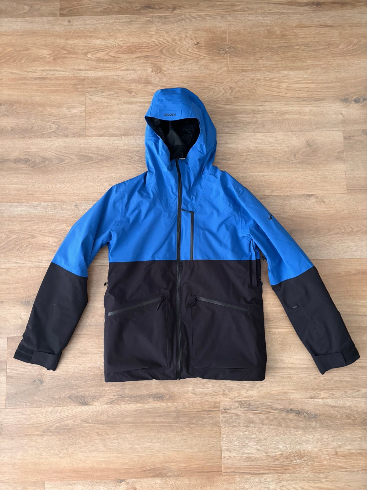 Ski- en snowboardjas WEDZE (blauw/zwart) maat L, Kleding | Heren, Ophalen, Zo goed als nieuw, Jack